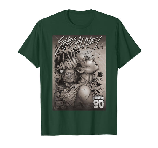 Universal Monsters Bride of Frankenstein 90th Exclusive T-Shirt