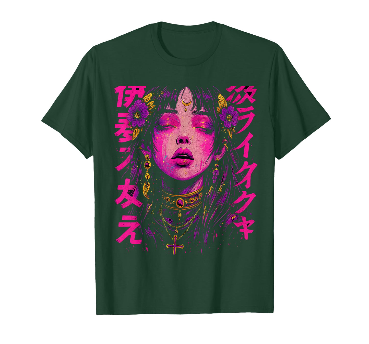 Japanese Futuristic Fashion | Retro Techwear | Anime Manga T-Shirt