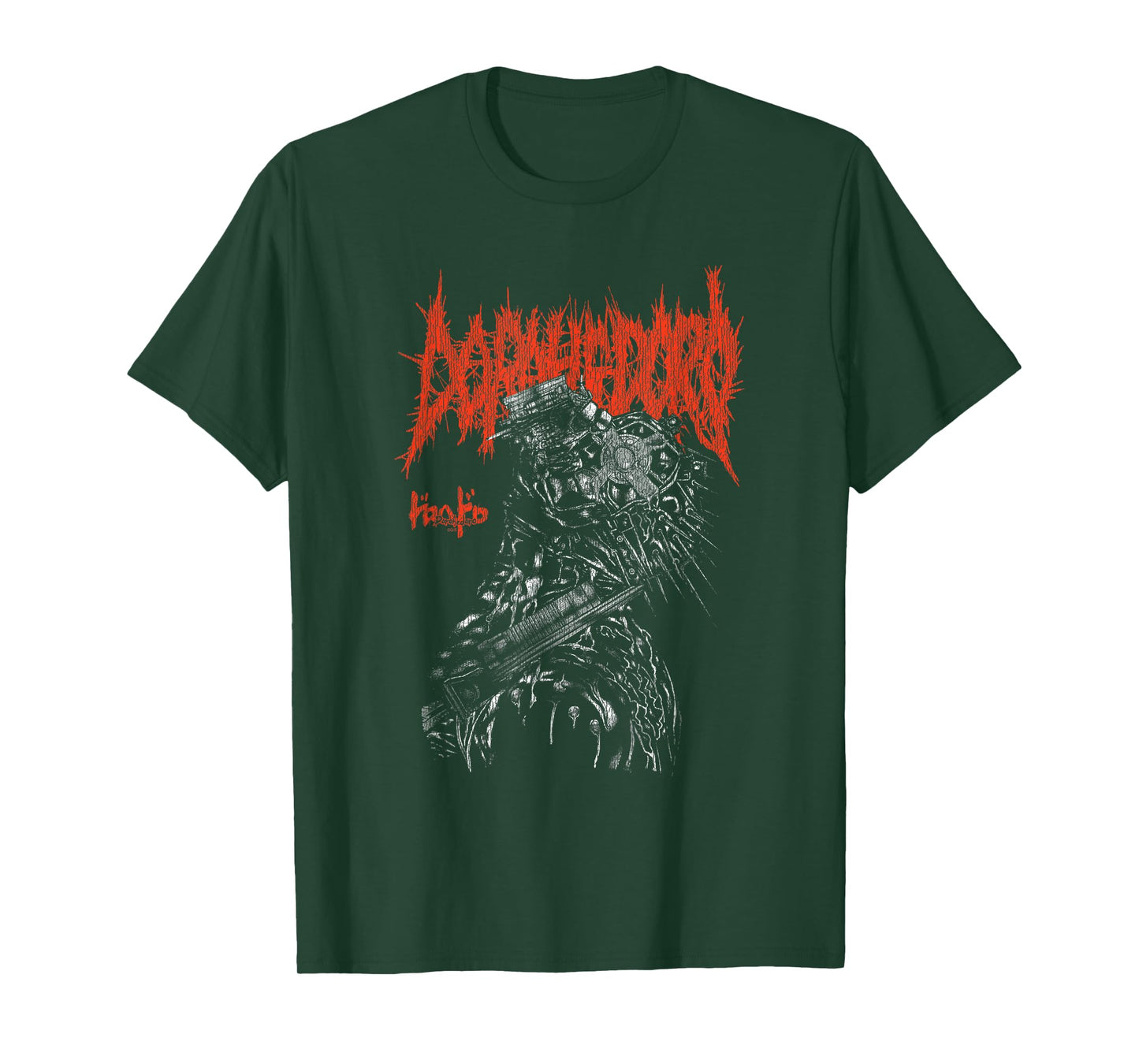 Dorohedoro Extreme Metal Caiman Mask Manga T-Shirt