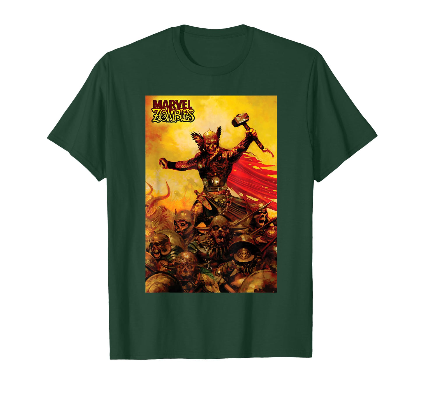 Marvel Zombies Thor Zombie Poster T-Shirt