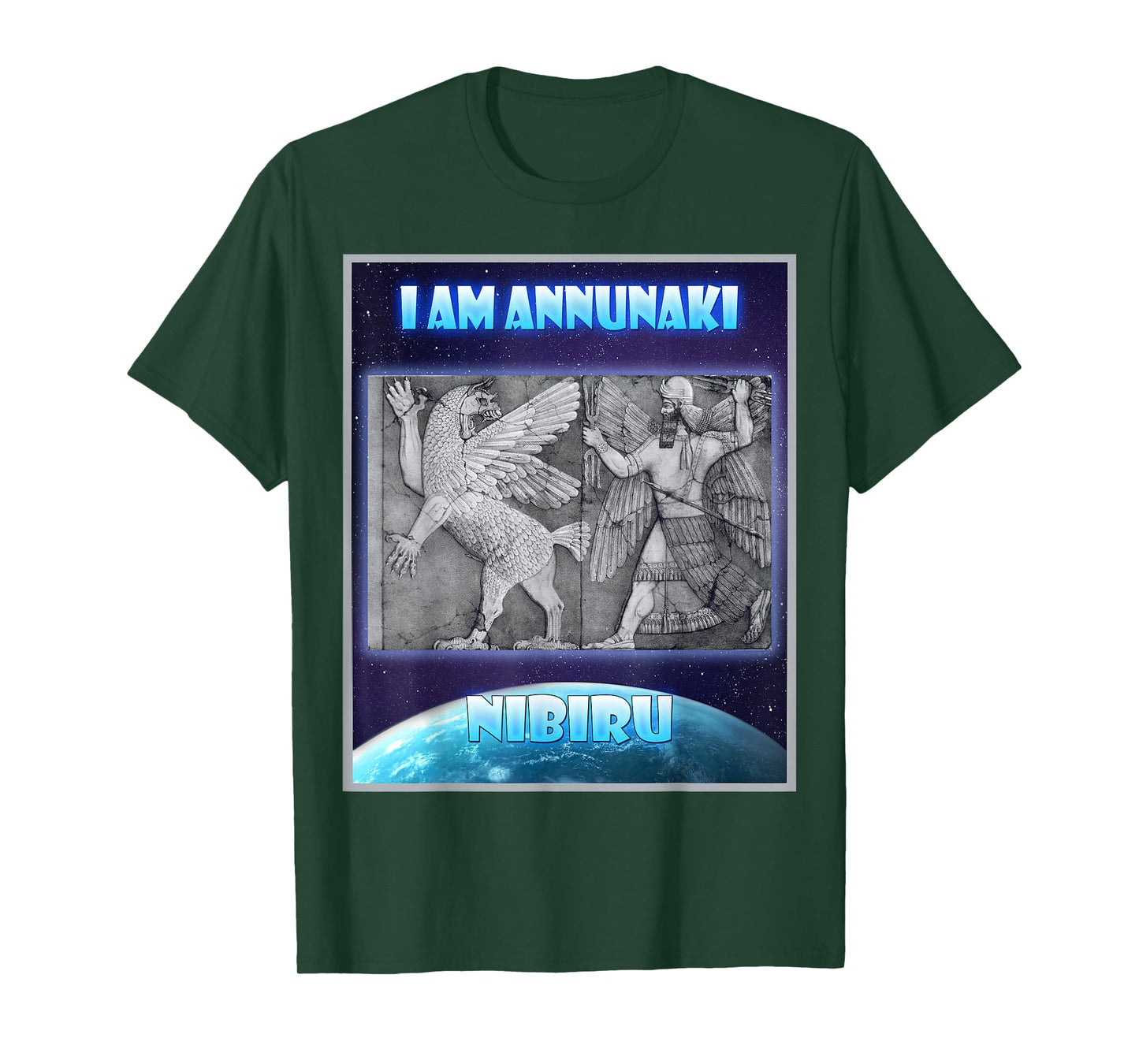 i am annunaki ancient aliens t-shirt, sumerian gods Enki T-Shirt
