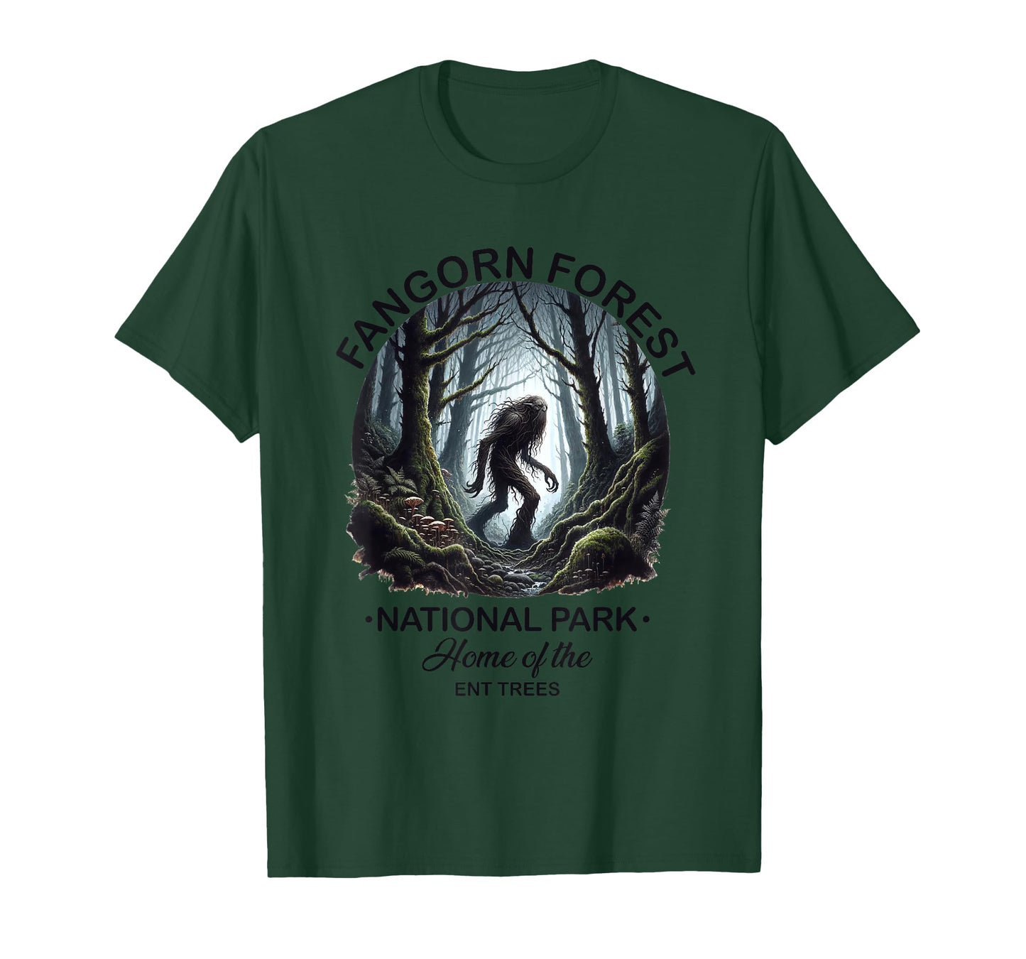 Fantasy Fangorn Forest National Park Home Of The Ent Trees T-Shirt