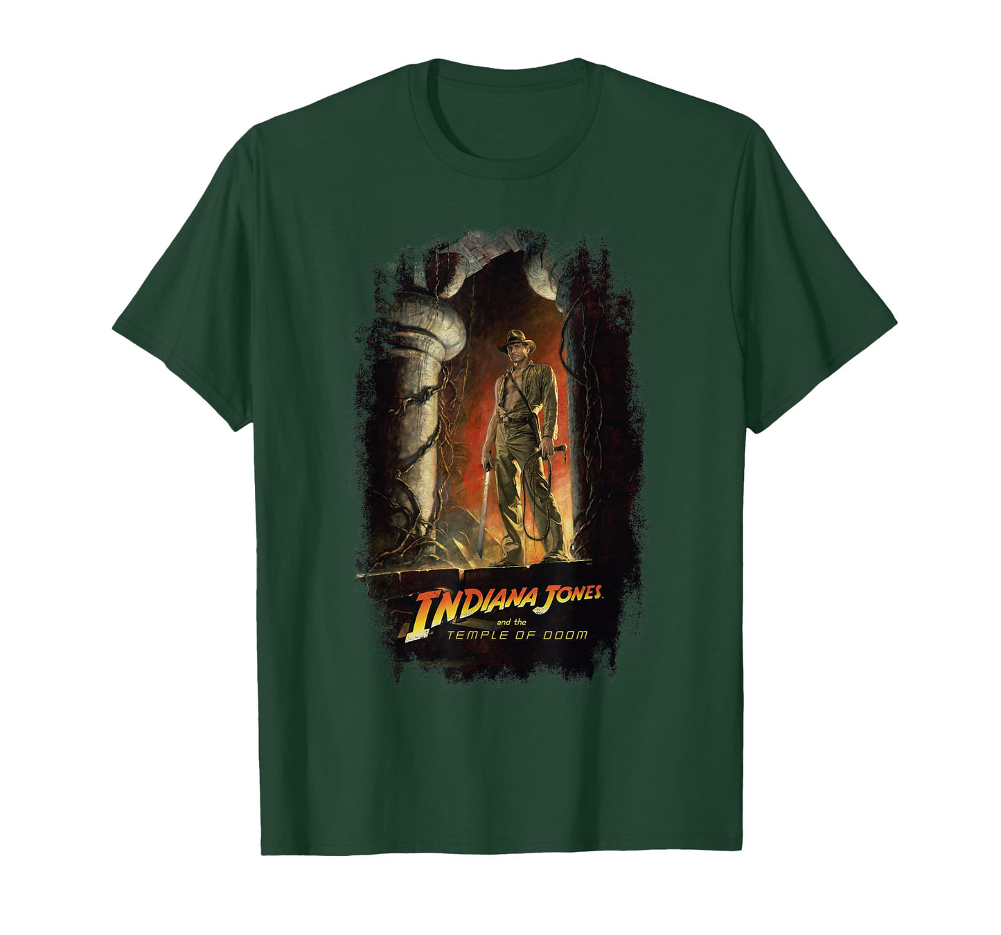 Lucasfilm Indiana Jones and The Temple of Doom Poster Art T-Shirt