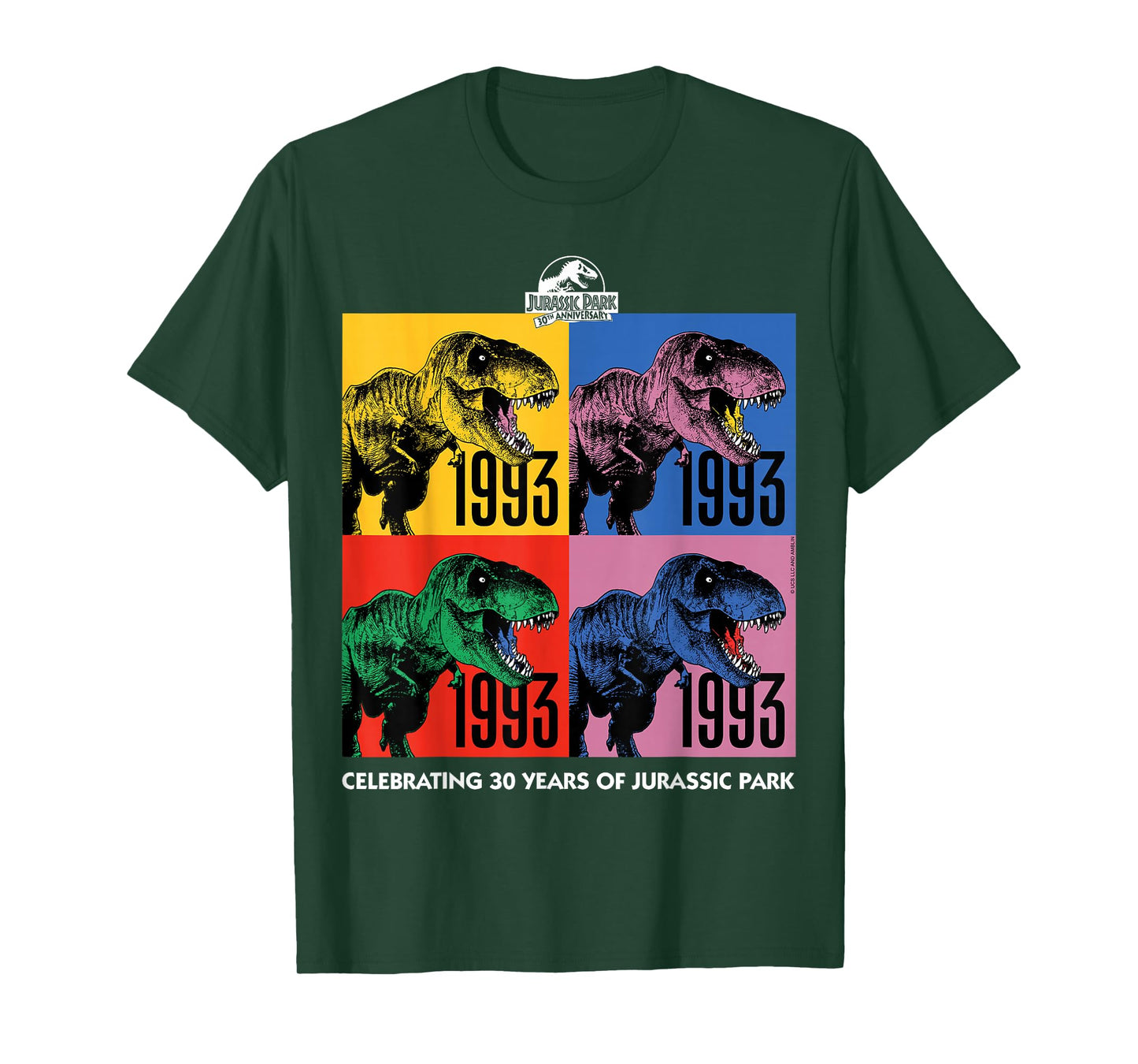 Jurassic Park 30th Anniversary 30 Years T-Shirt