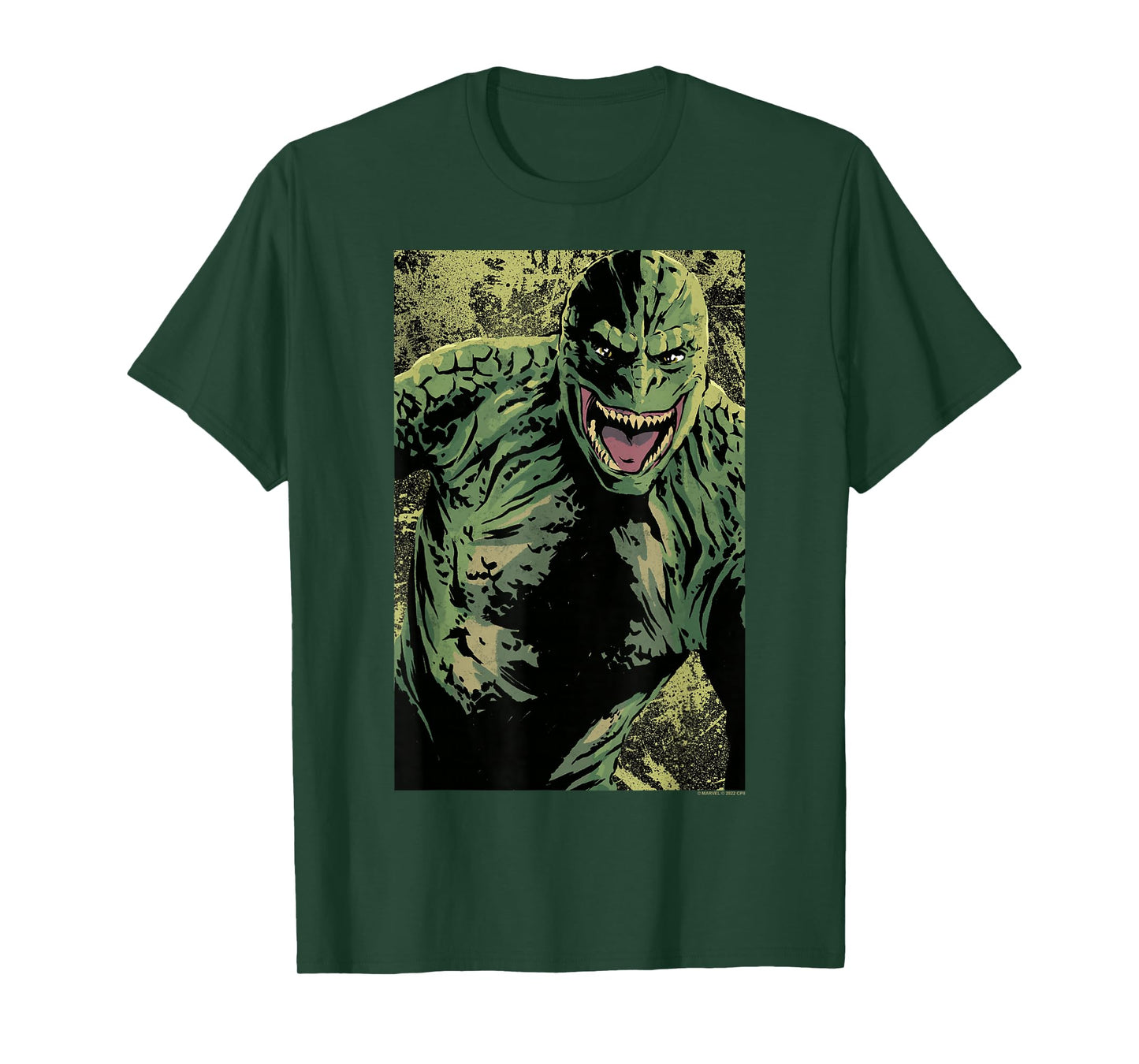 Marvel Spider-Man No Way Home Lizard Stylized Portrait T-Shirt