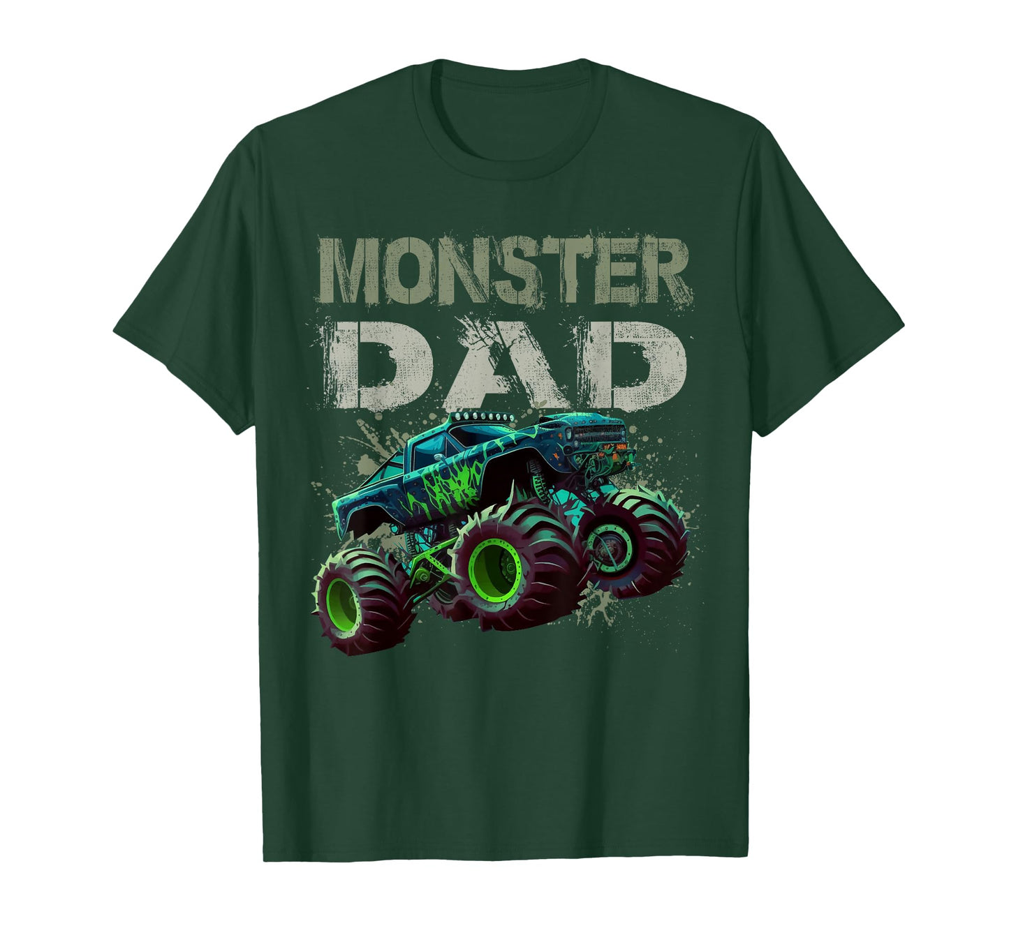 Monster Truck Dad Family Matching Monster Truck Lovers T-Shirt