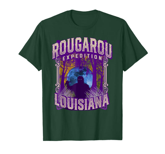 Rougarou Expedition Louisiana Swamp Monster Werewolf Legend T-Shirt