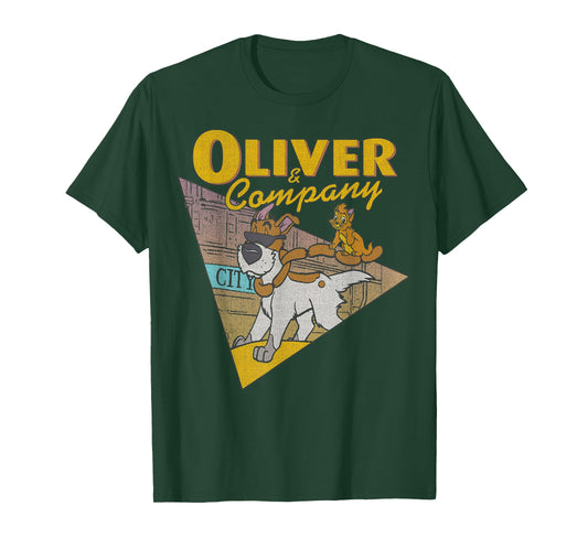 Disney Oliver & Company Graphic T-Shirt T-Shirt Small