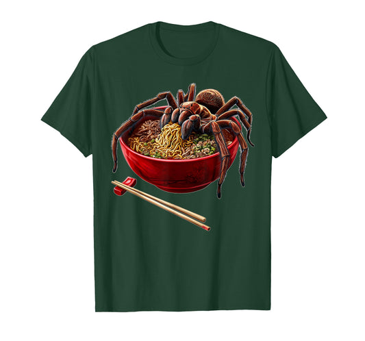 Tarantula Spider Japanese Noodles T-Shirt