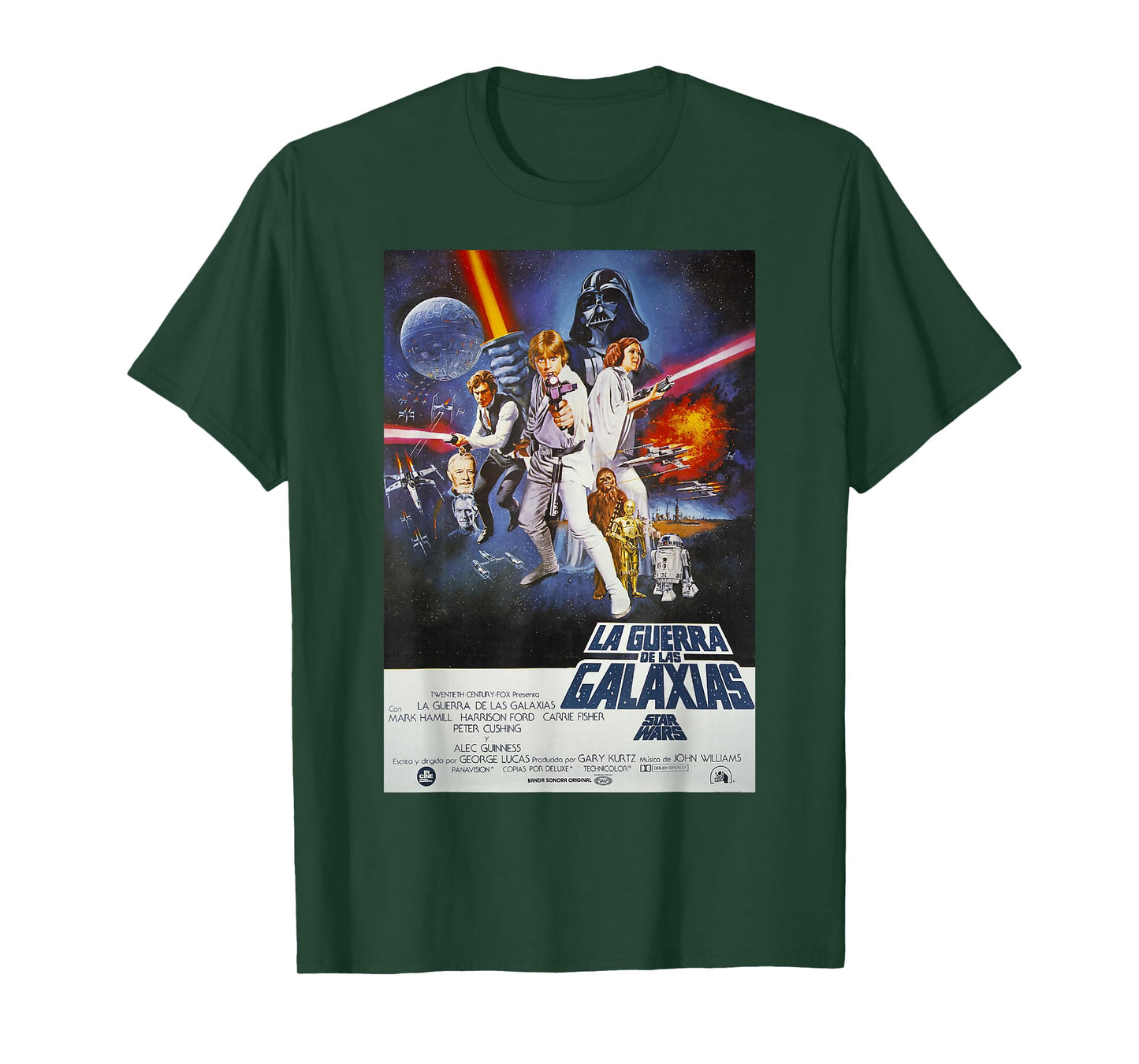 Star Wars Spanish Movie Poster T-Shirt