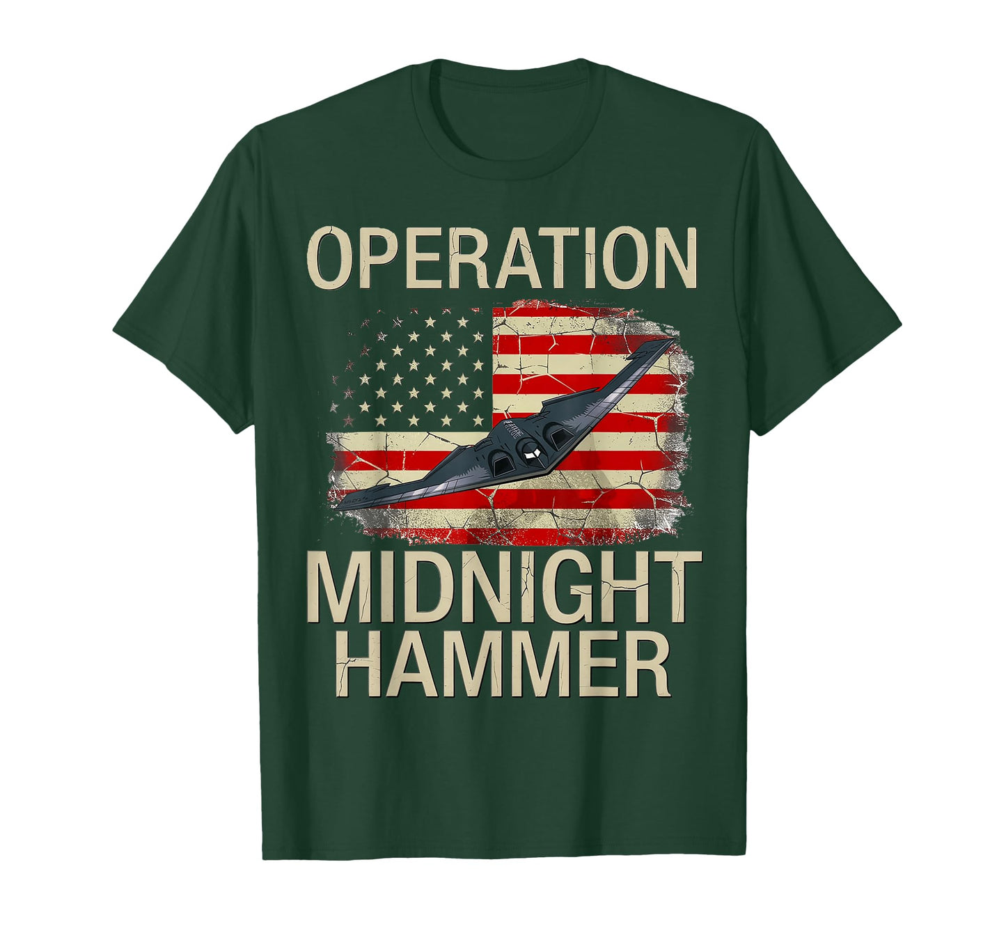 B-2 Stealth Jet Operation Midnight Hammer T-Shirt