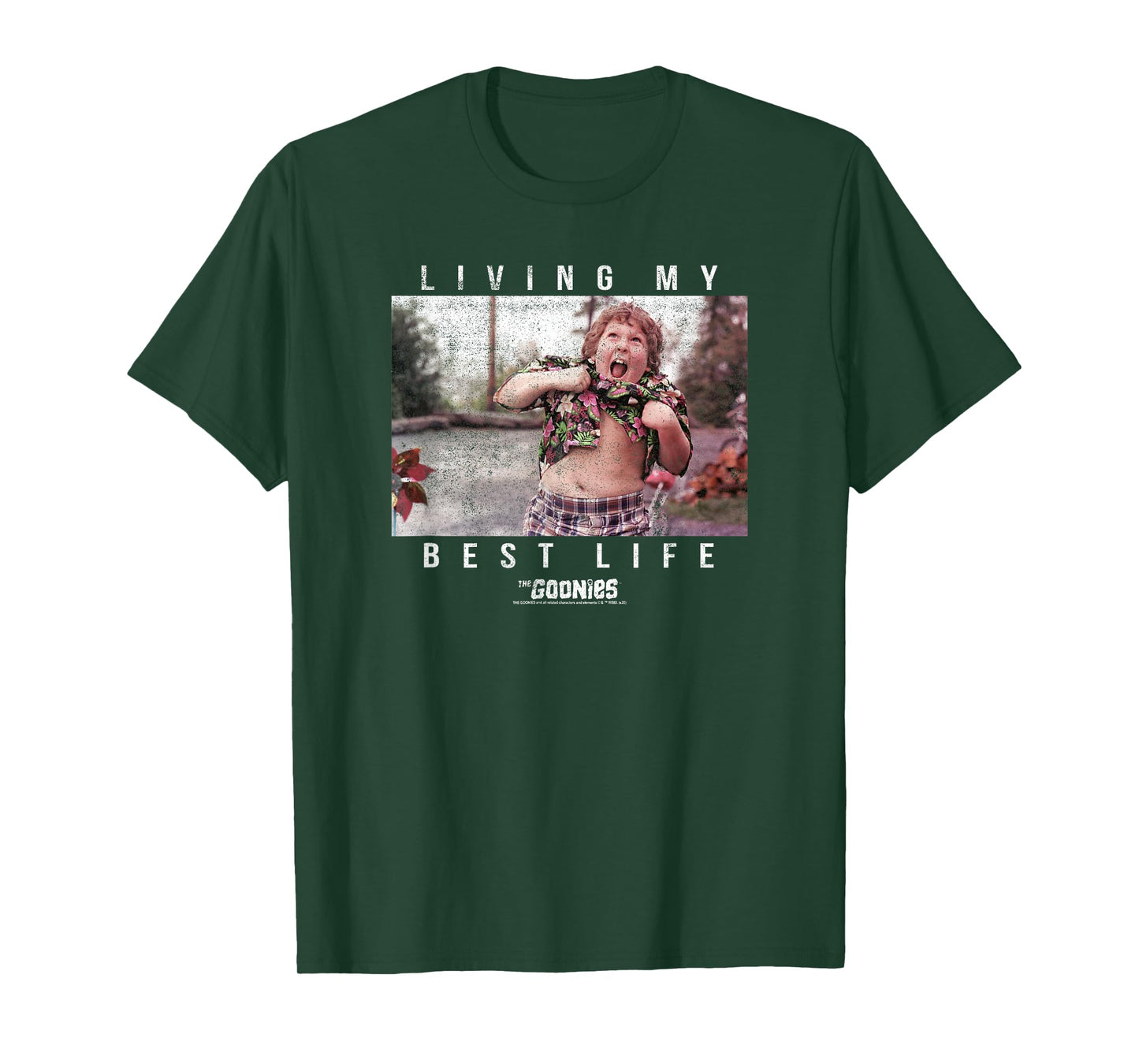 The Goonies Chunk Living My Best Life Photoreal T-Shirt