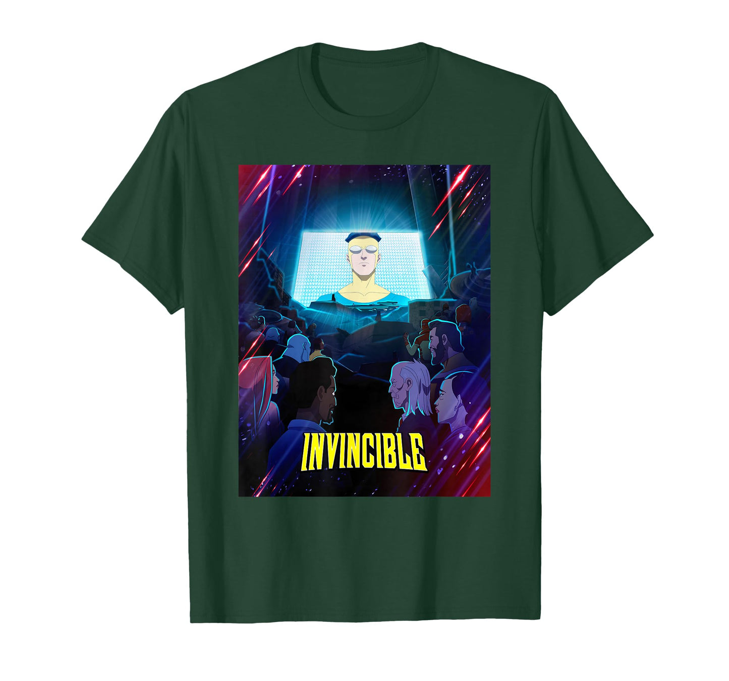 Invincible Evil Mark On Screen Poster T-Shirt