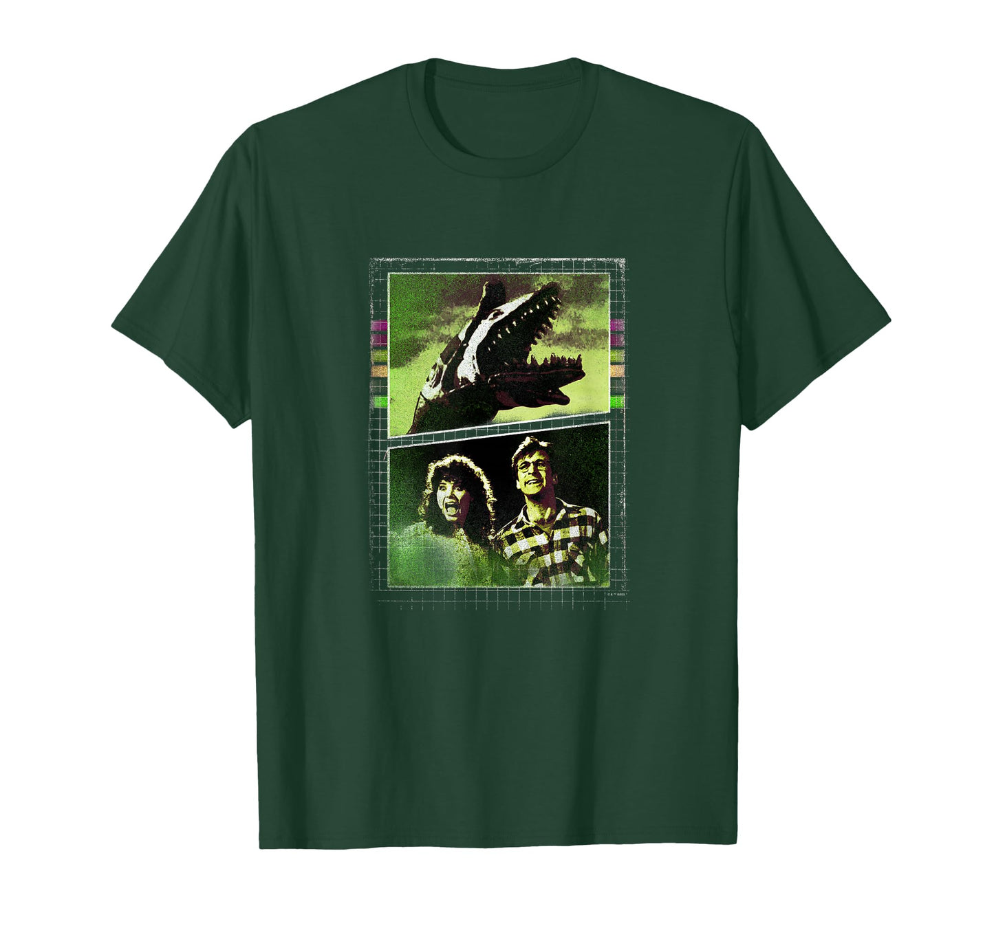 Beetlejuice Vintage Retro Sandworm Adam & Barbara Panels T-Shirt