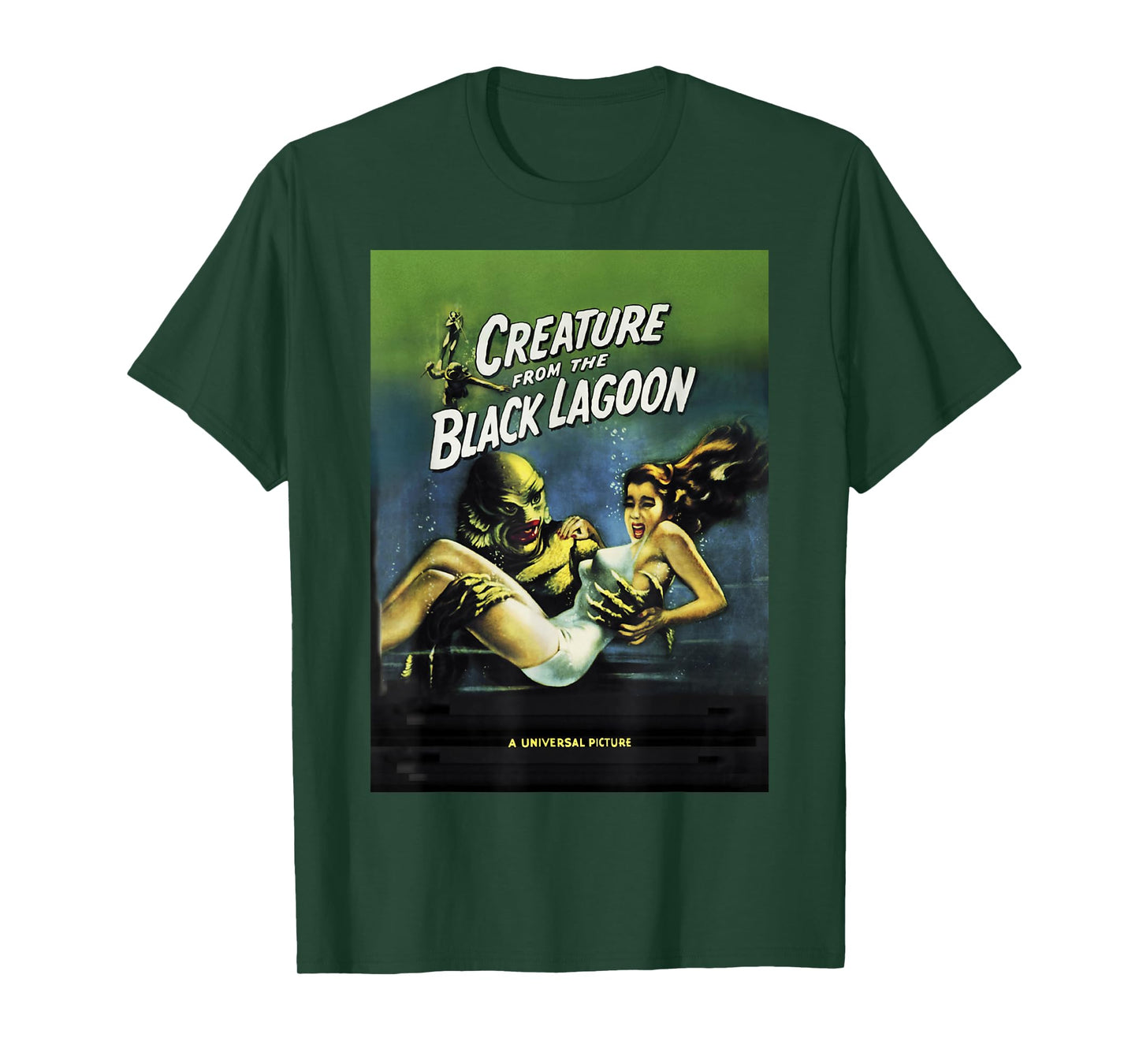 Universal Monsters Creature From The Black Lagoon Poster T-Shirt