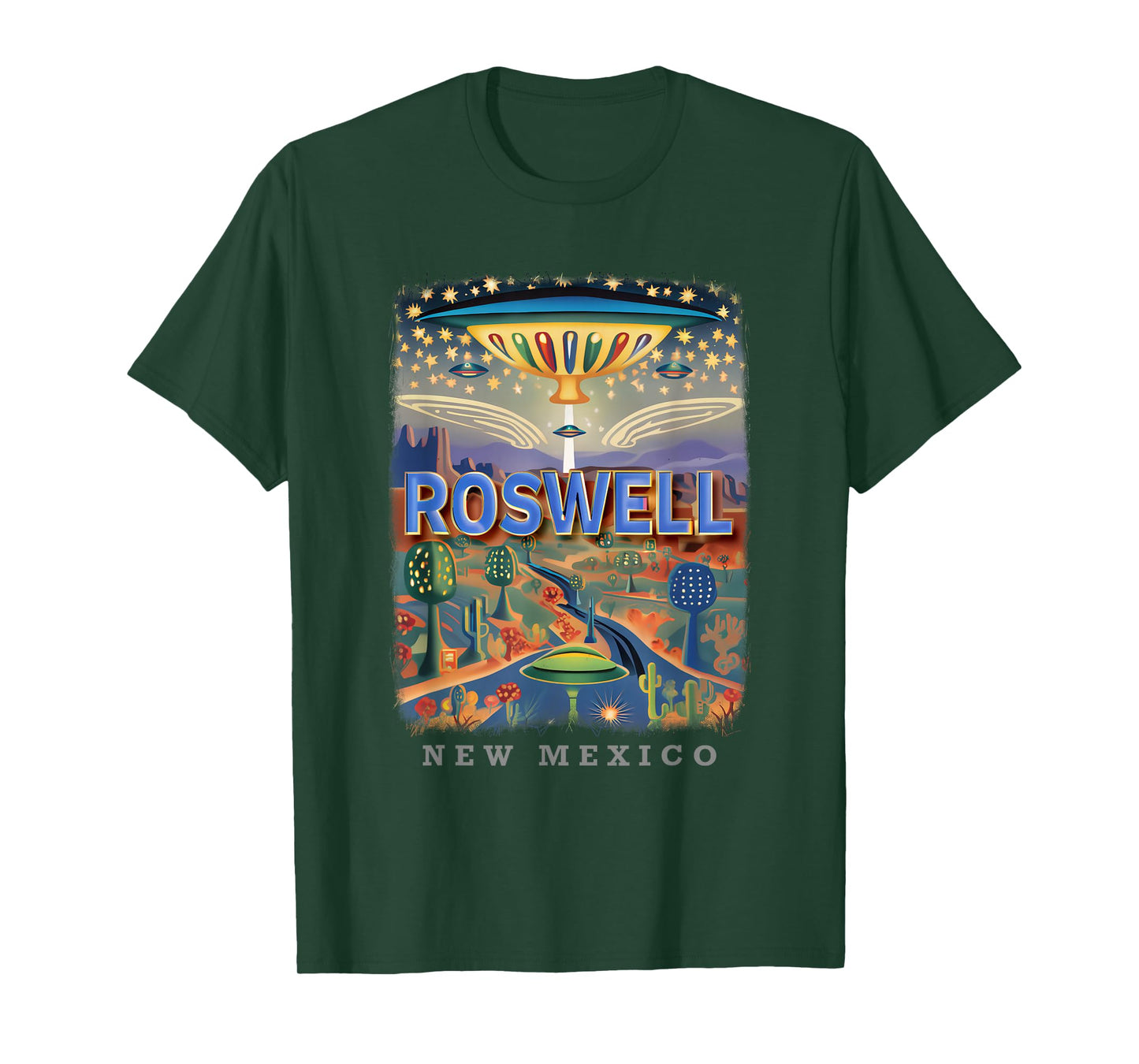 Roswell New Mexico NM Extraterrestrial Encounter SD660 T-Shirt