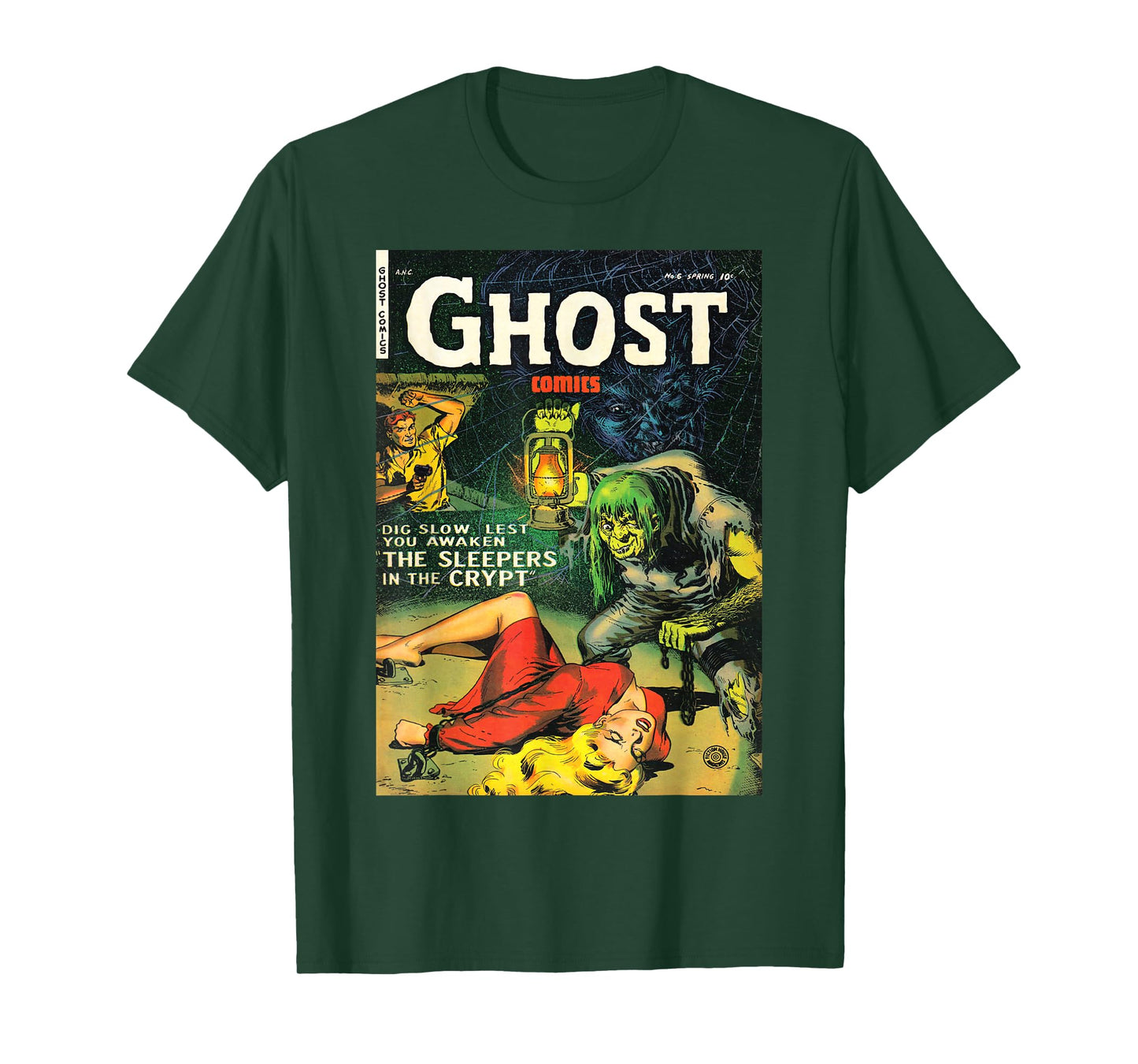 Halloween Horror Vintage Monster Comic Book Retro Scary T-Shirt