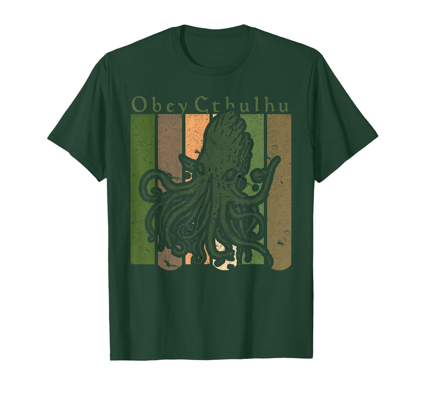 Obey Cthulhu Retro Vintage-Style T-Shirt