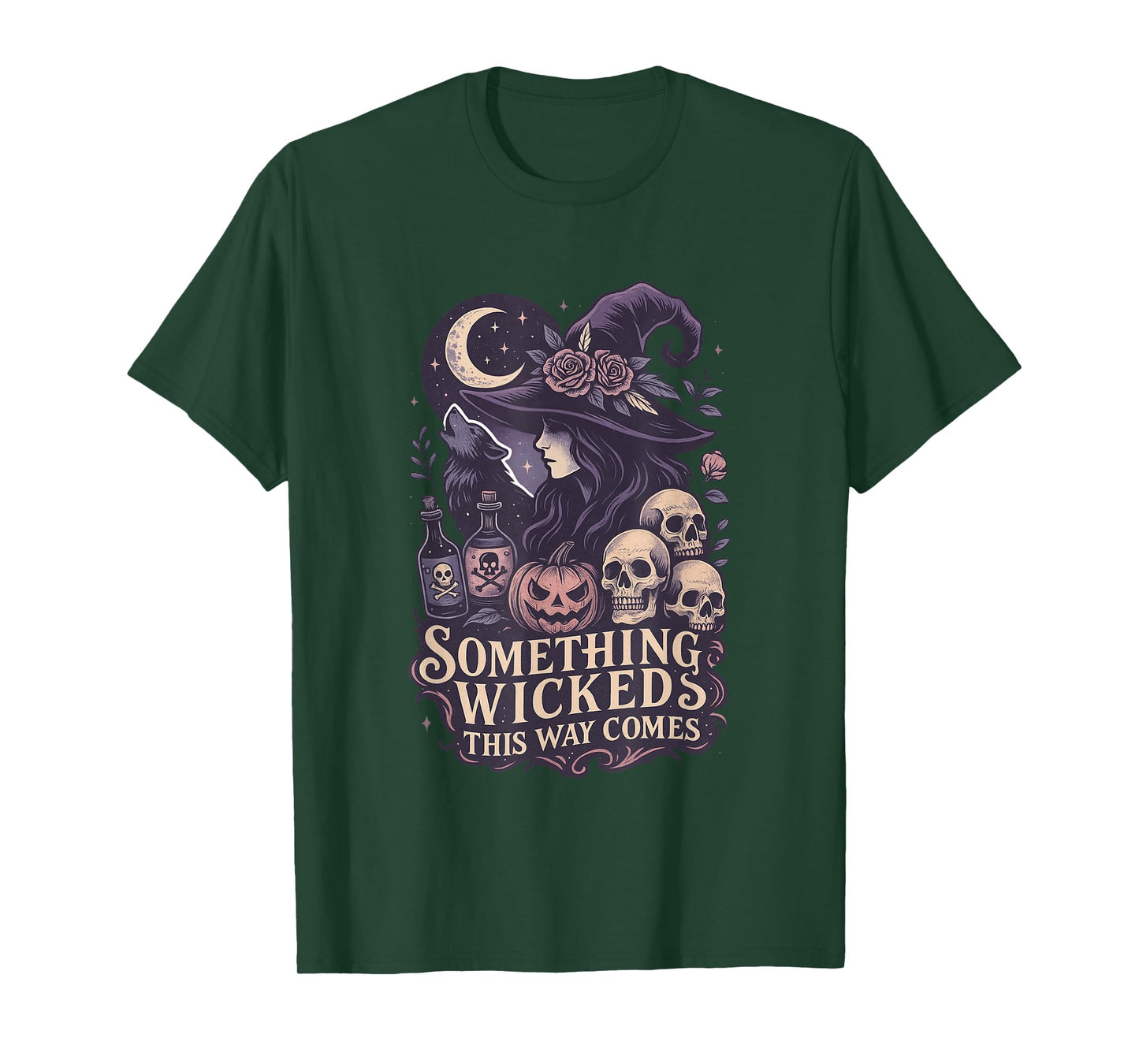 Something Wicked This Way Comes Witch T-Shirt