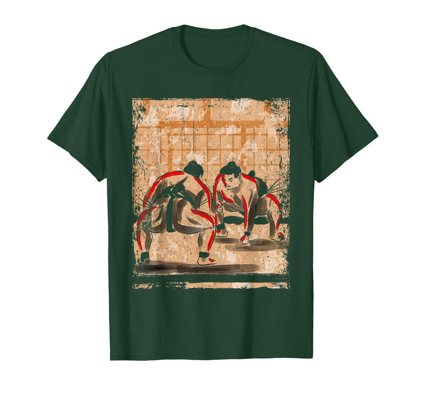Japan Sumo ringer Japanese Art Retro T-Shirt