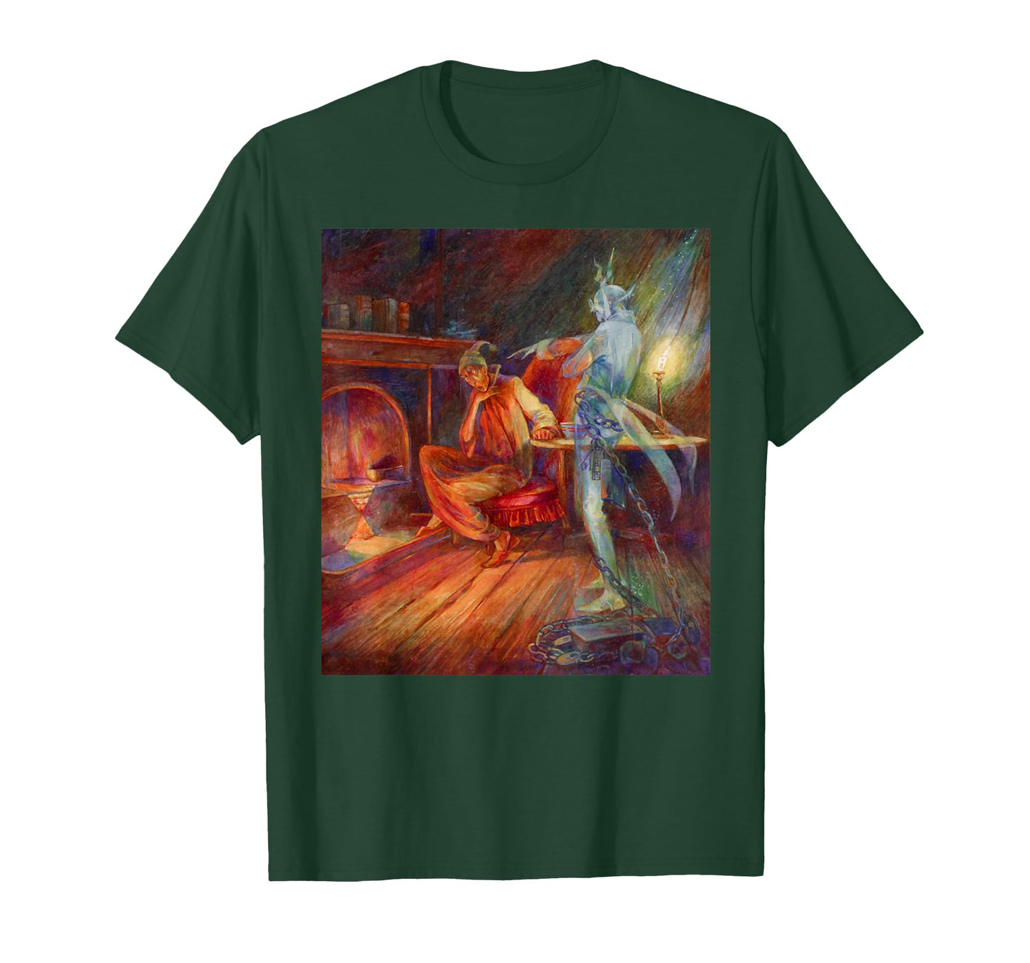 Scrooge Dickens A Christmas Carol Jacob Marley Ghost T-Shirt