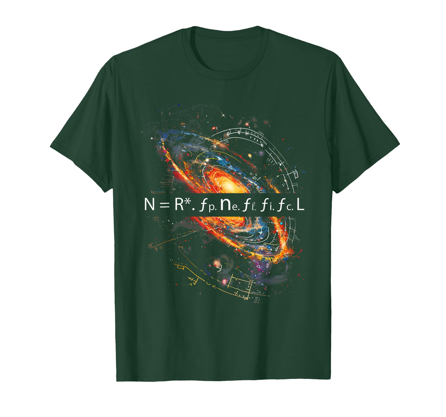 Drake Equation Estimation of Alien Civilizations T-Shirt