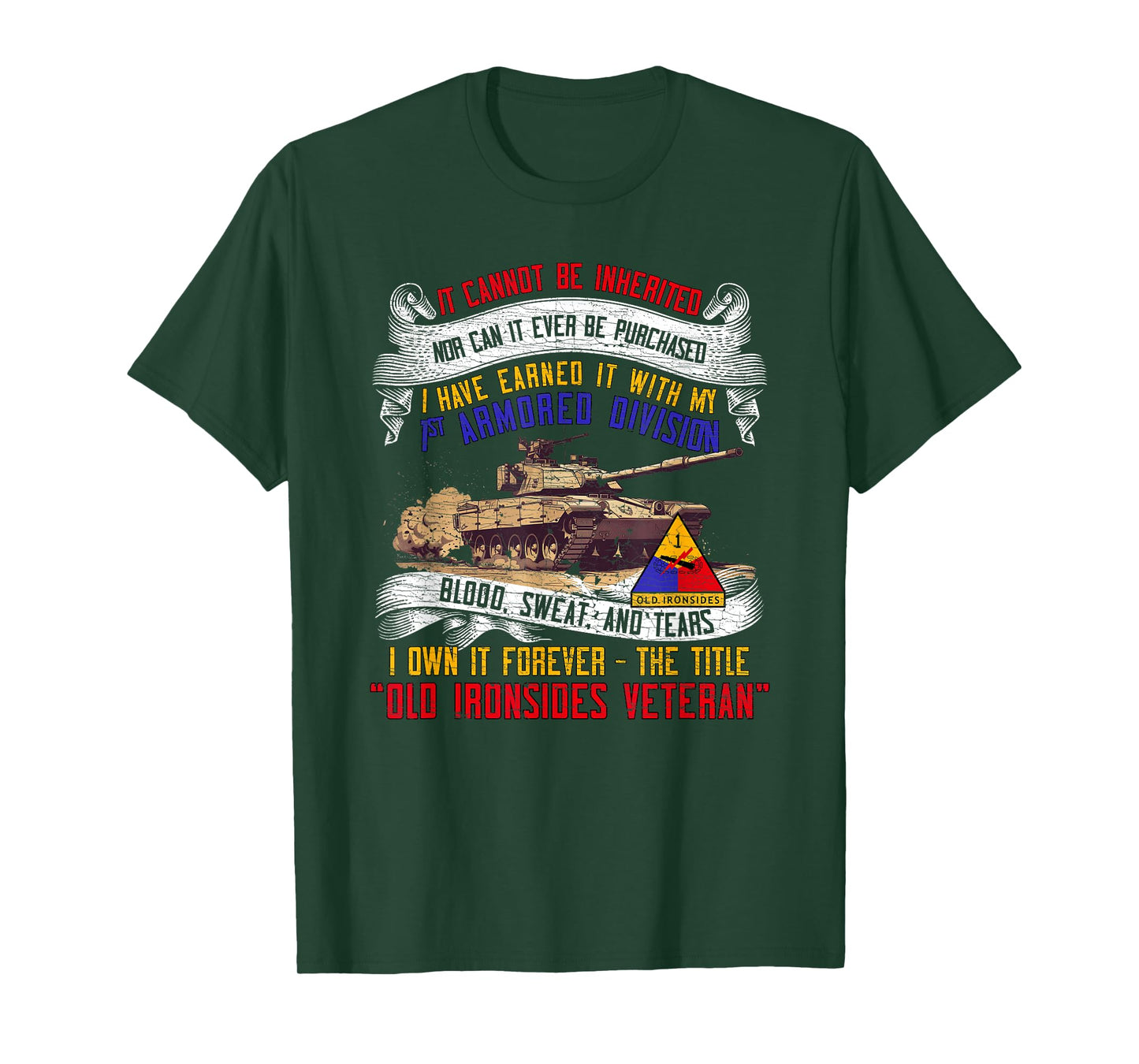 1st Armored Division Fort Bliss Veteran Texas Gifts T-Shirt