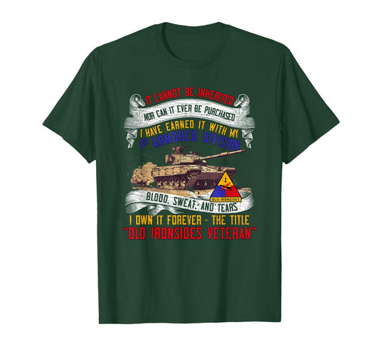 1st Armored Division Fort Bliss Veteran Texas Gifts T-Shirt