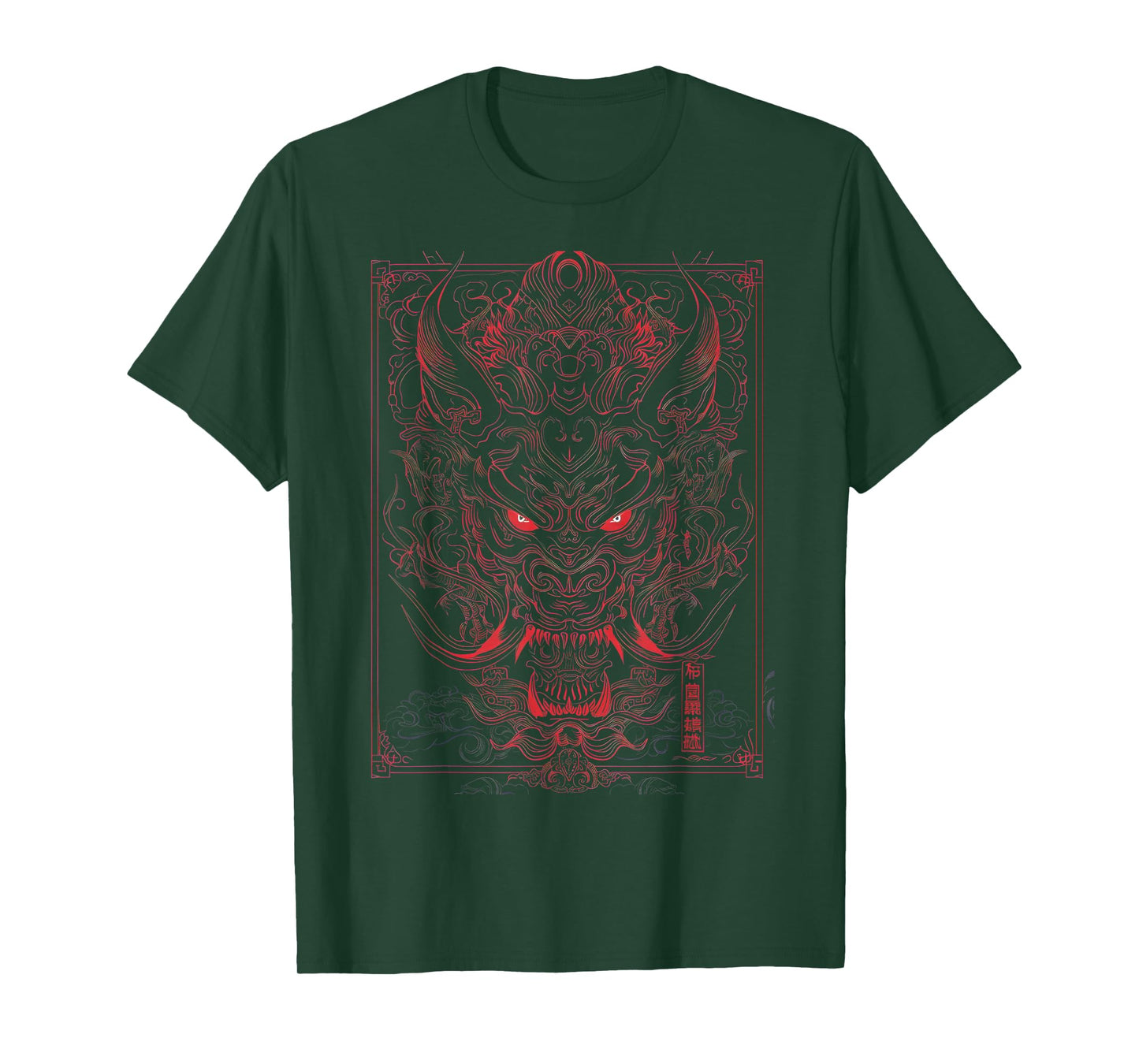 Anime Goth Japanese Oni Demon Dragon Art Fantasy Mythical T-Shirt