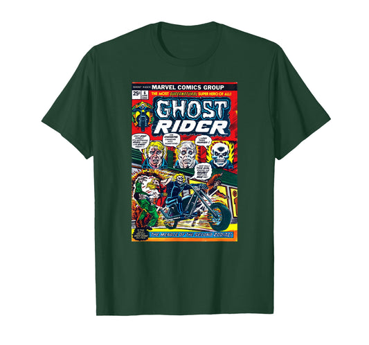Marvel Ghost Rider #6 Vintage Comic Cover Halloween T-Shirt