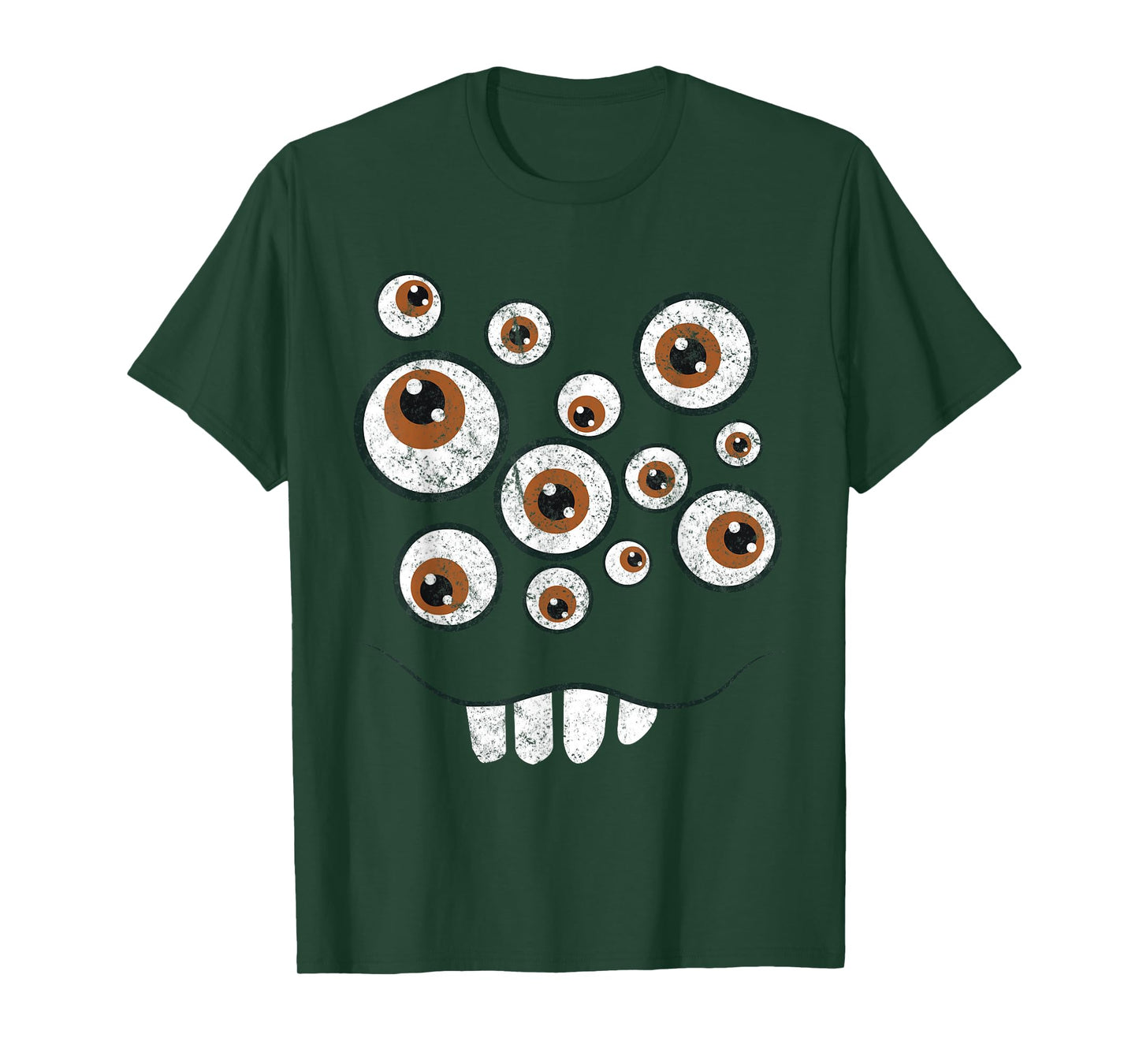 Funny Monster Face Halloween T-Shirt Costume Gift T-Shirt