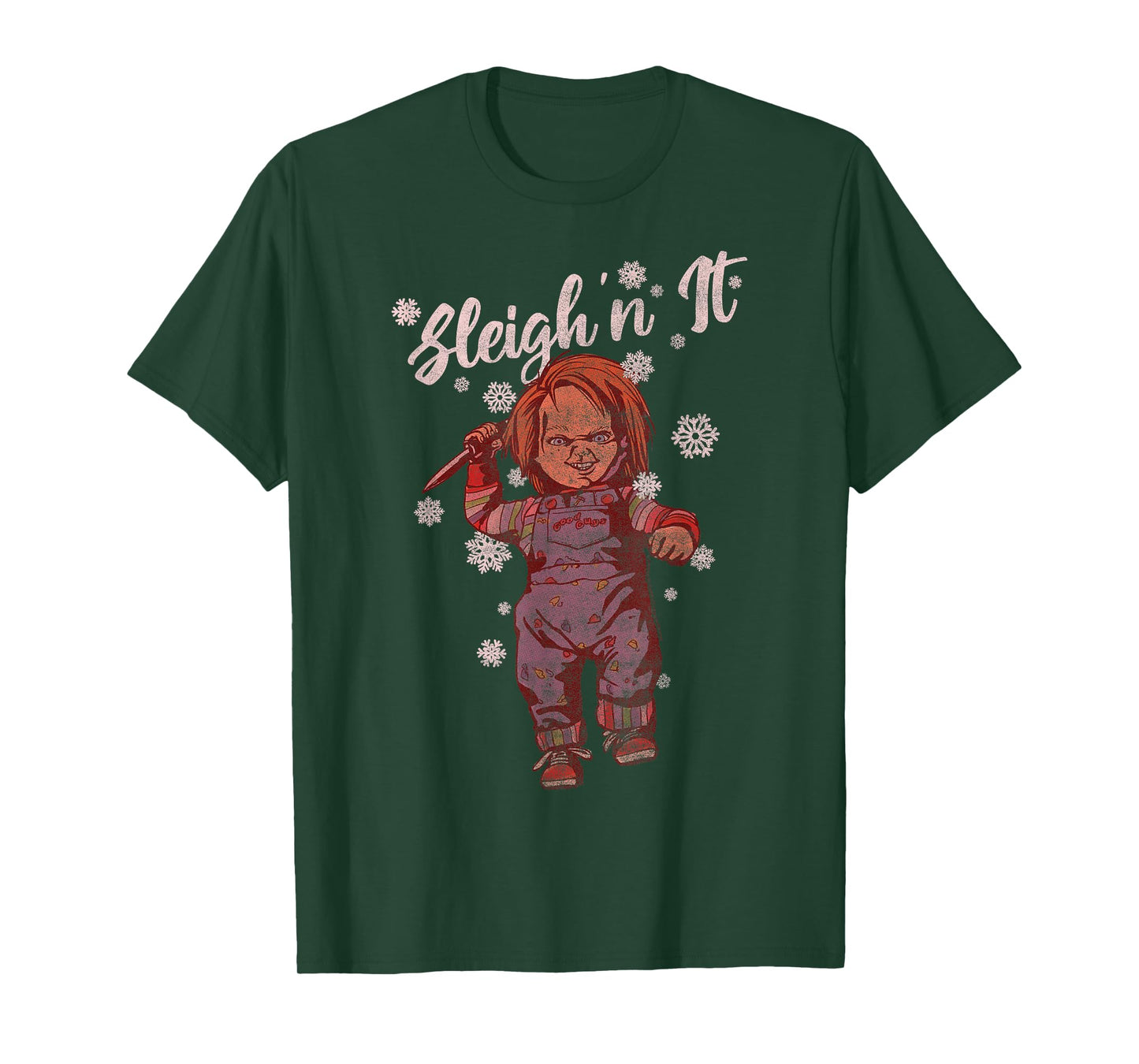 Chucky Christmas Sleigh N It T-Shirt