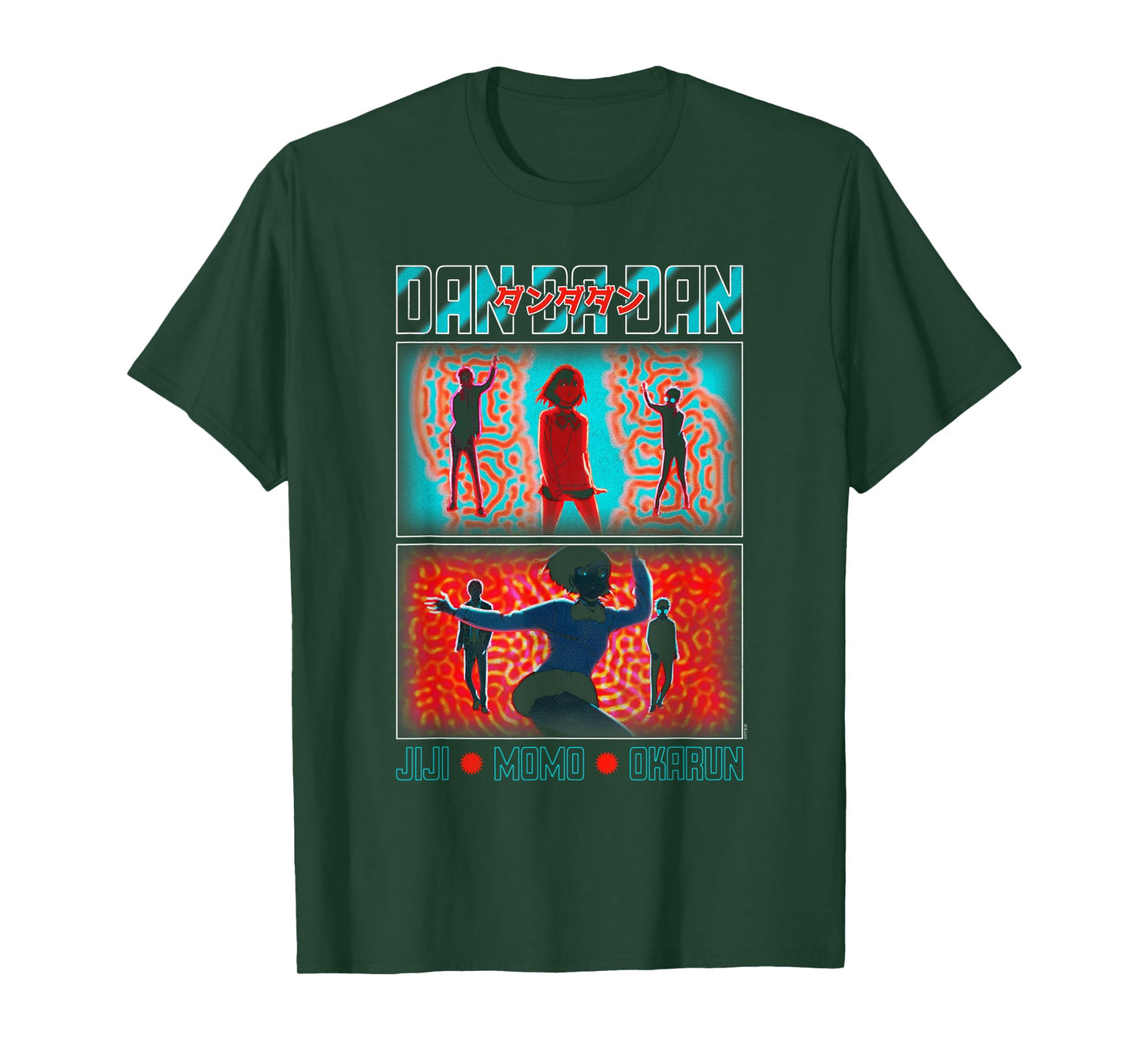 Dan Da Dan Colorful Opening Sequence Dance Anime T-Shirt