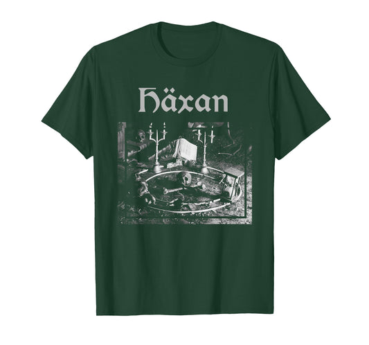Häxan (1922) Devil Satan Sabbath Silent Movie Skull ritual T-Shirt