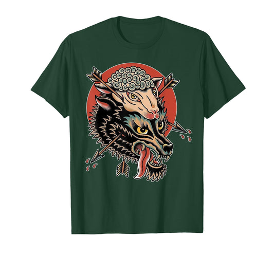 Wolf in Sheep's Clothing Traditional T-Shirt