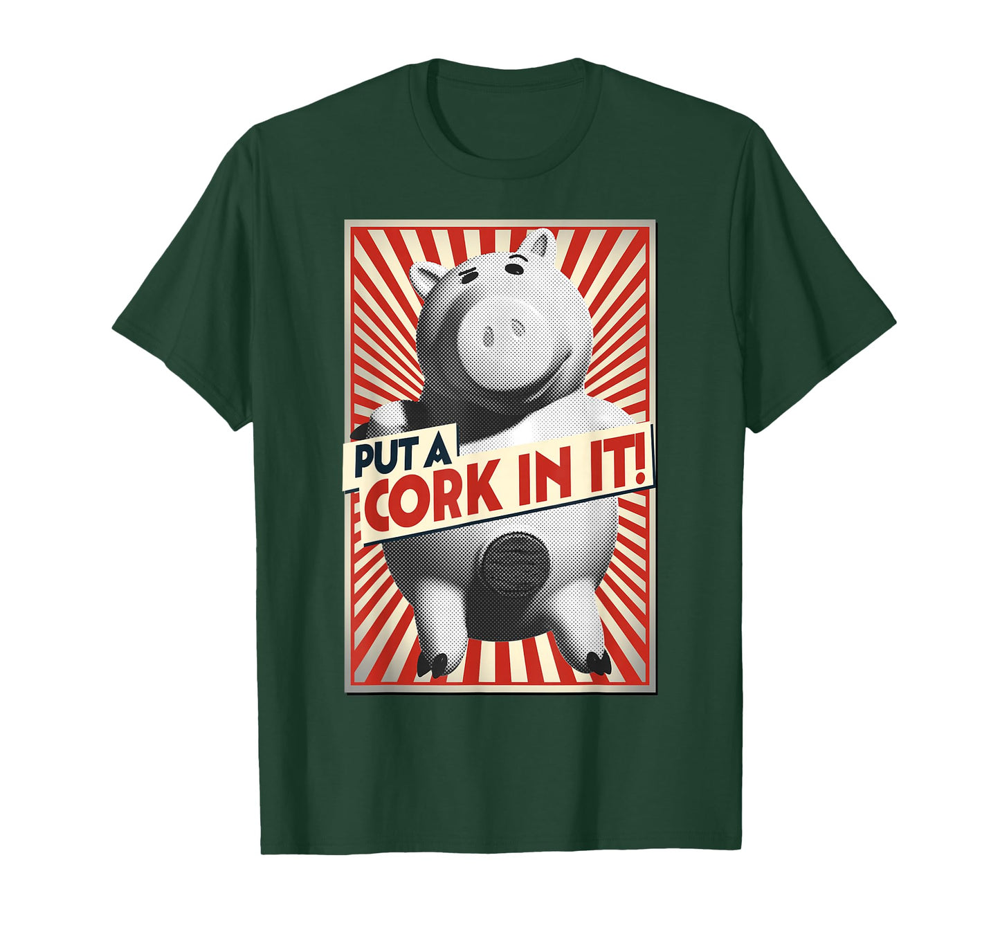 Disney Pixar Toy Story Hamm Piggy Bank Put A Cork in It T-Shirt