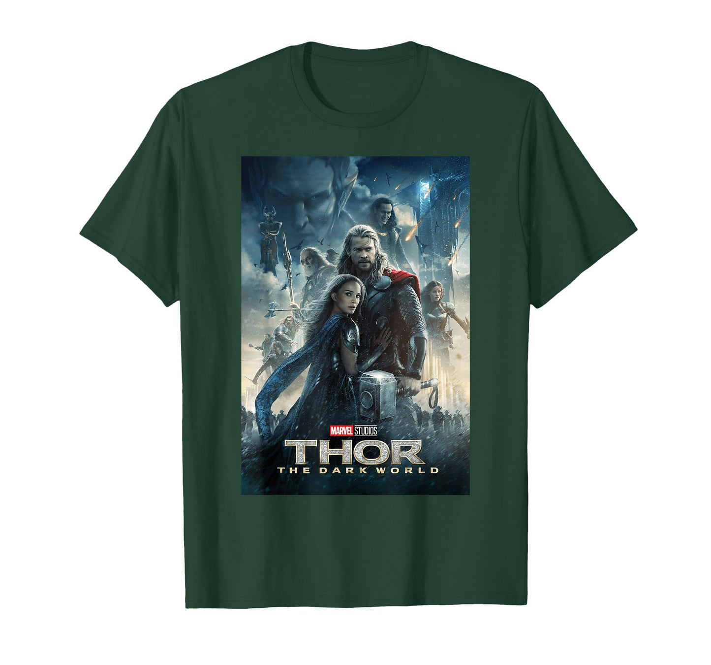 Marvel Studios Thor Dark World Movie Poster Graphic T-Shirt T-Shirt