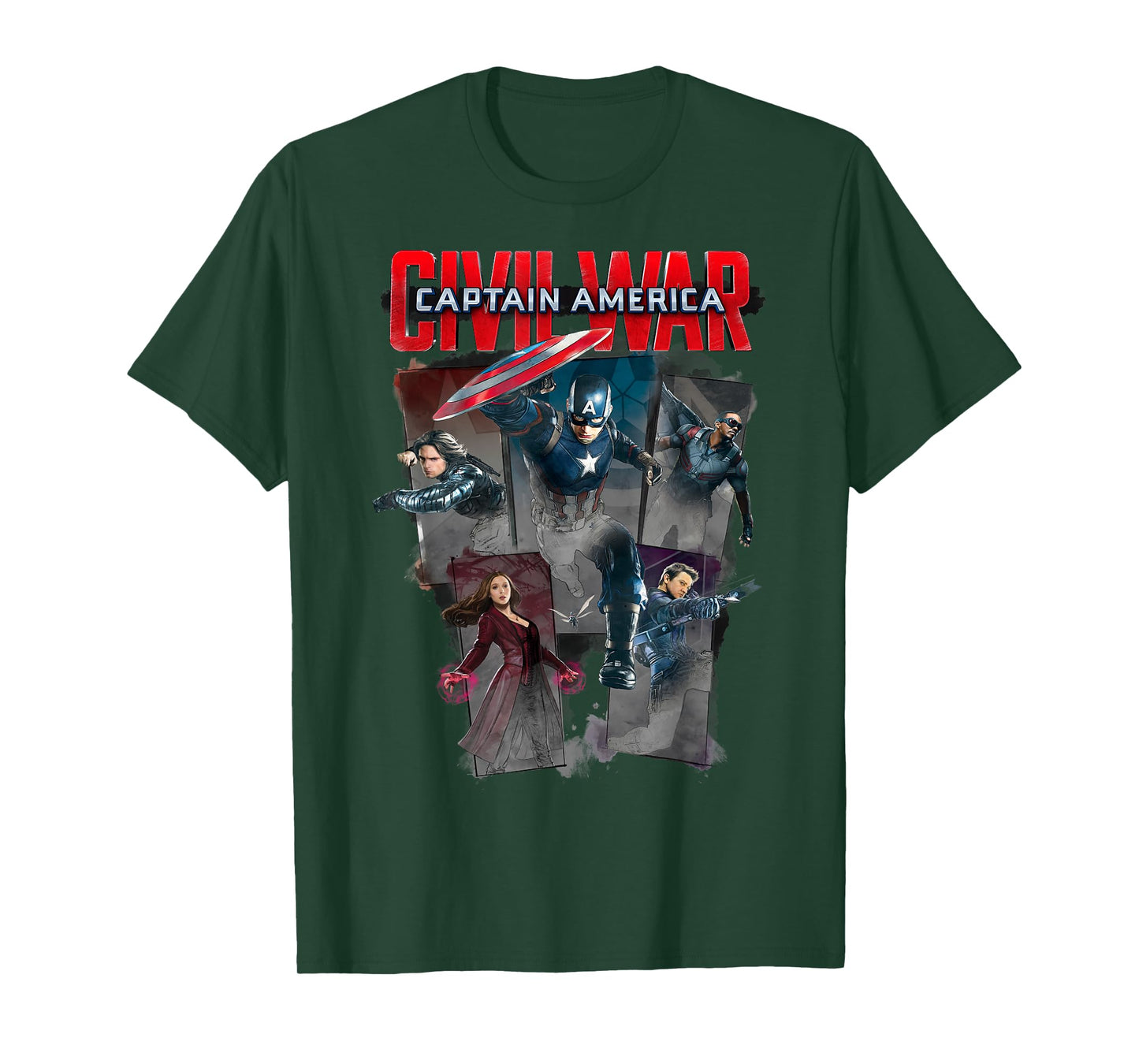Marvel Captain America Civil War Group Shot T-Shirt