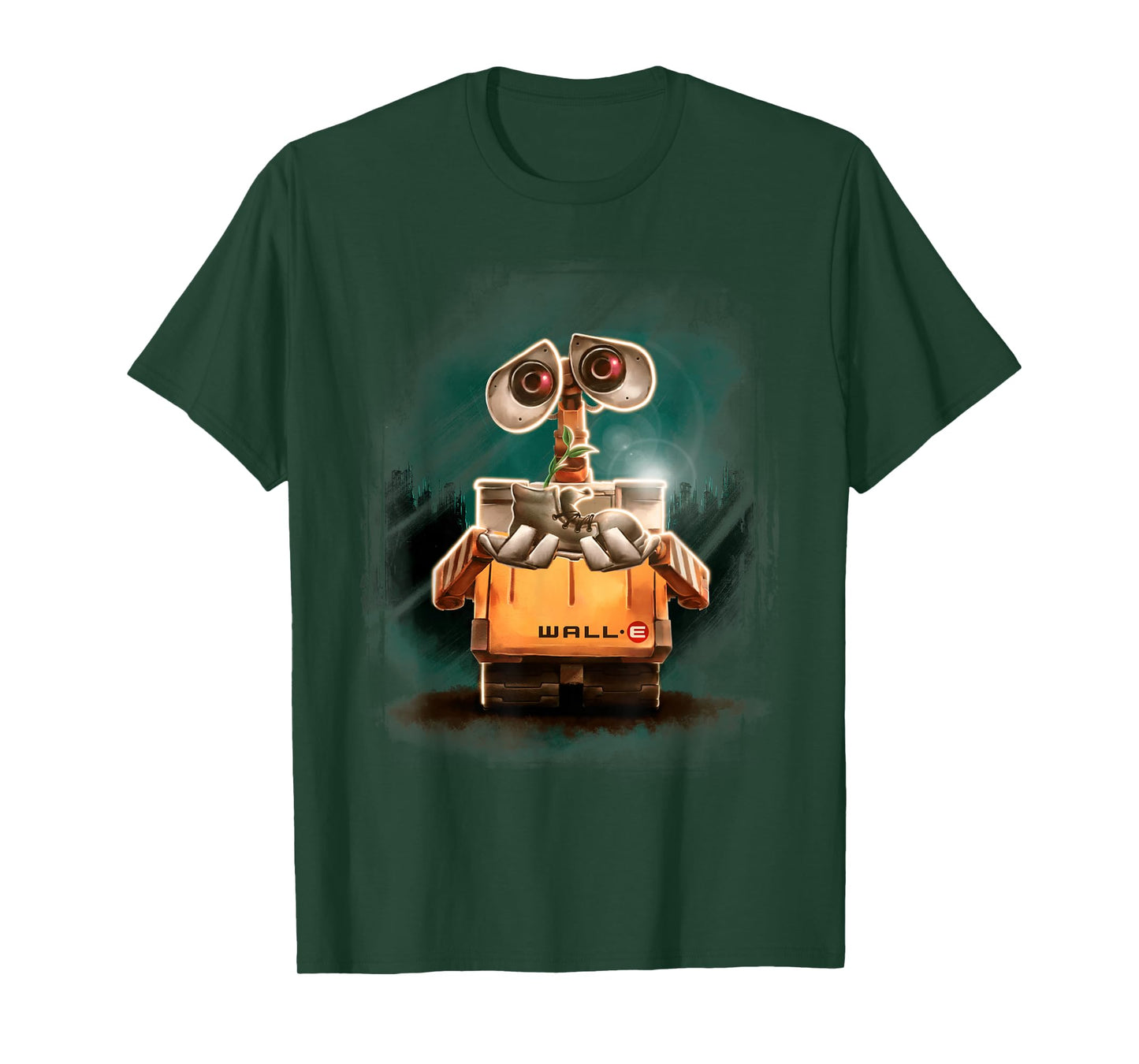 Disney Pixar Wall-E Plant Shoe Night Graphic T-Shirt T-Shirt