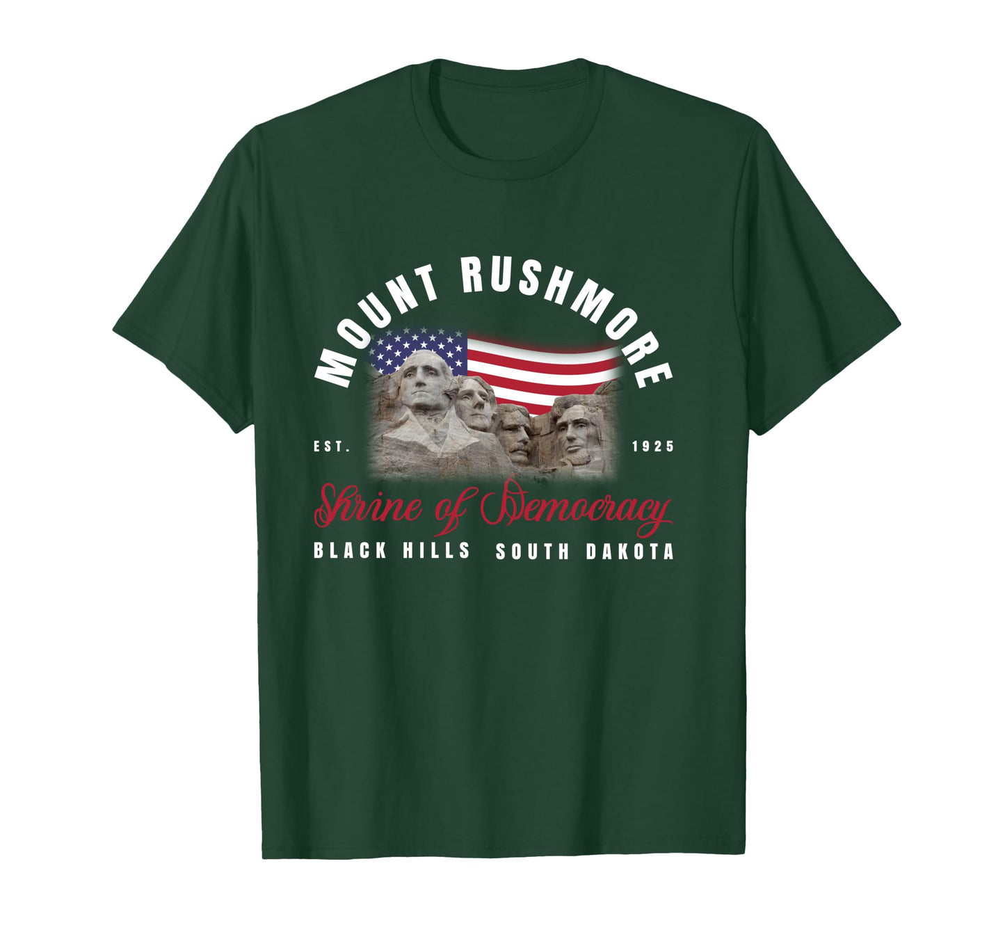Mount Rushmore Black Hills South Dakota 4th Of July Long Sleeve T-Shirt