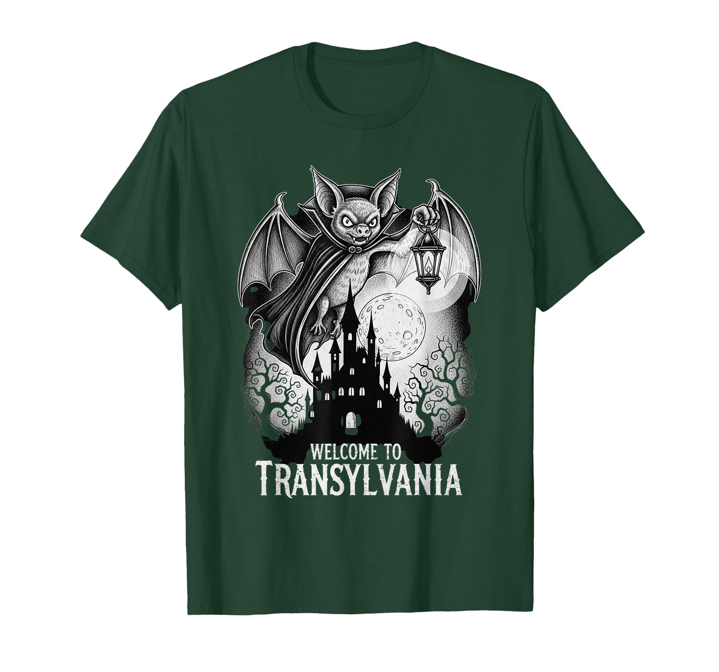 Welcome to Transylvania Vampire Castle Halloween T-Shirt