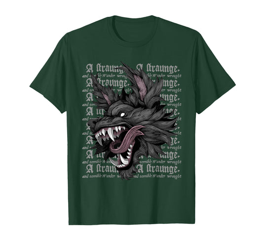 Black Dog Wolf Cryptid T-Shirt