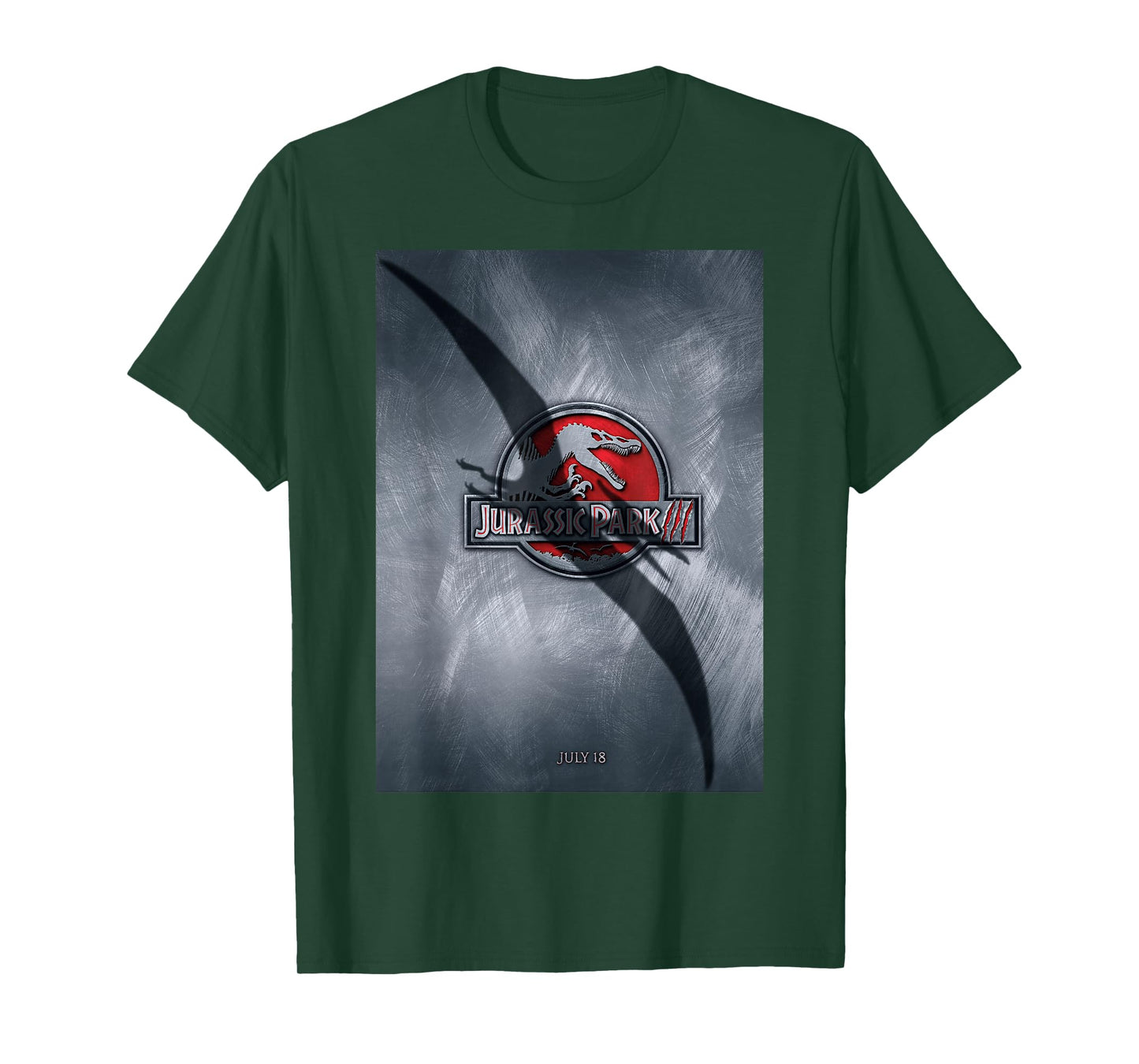 Jurassic Park 3 Movie Poster Pterodactyl Graphic T-Shirt T-Shirt