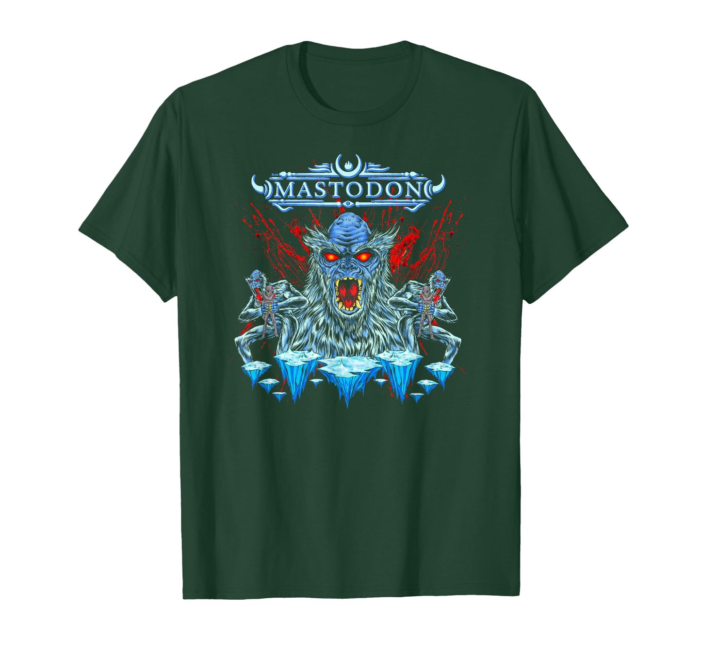 Mastodon - Sasquatch Aliens Blood T-Shirt