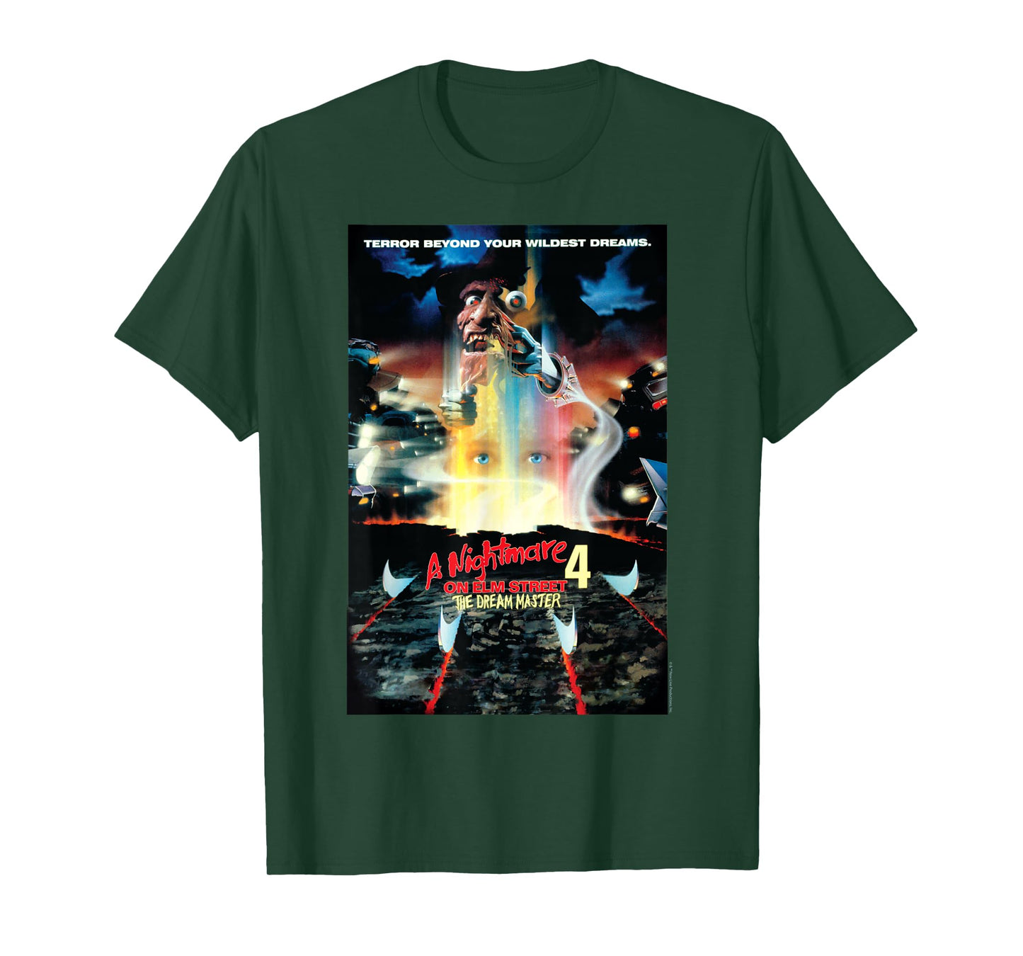 Nightmare on Elm Street Films - Movie Dream Master 4 Black T-Shirt