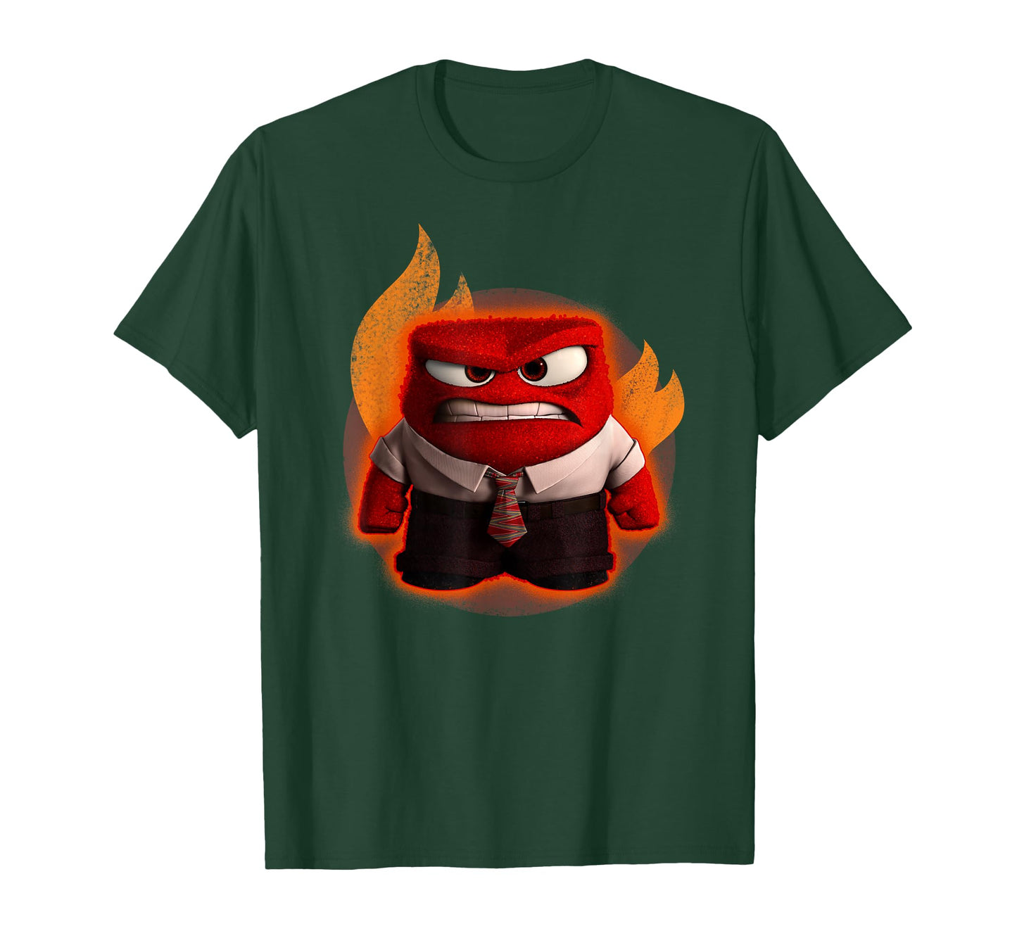 Disney Pixar Inside Out Anger Full Body Flaming Shot T-Shirt