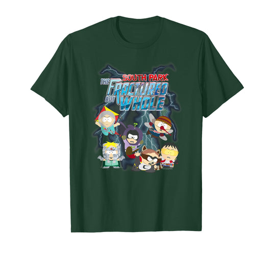 South Park The Fractured But Whole Superheroes Cartoon T-Shirt