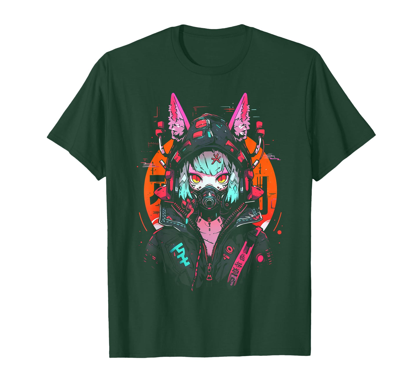 Anime Manga Cyberpunk Aesthetic Techwear Harajuku T-Shirt