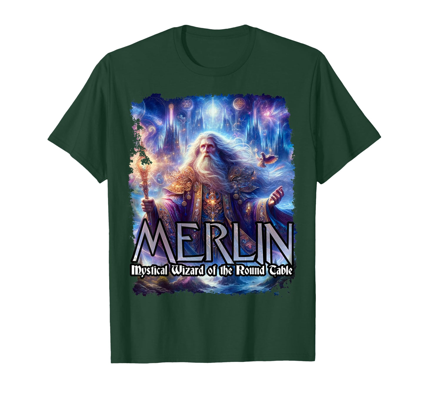 Merlin Wizard of the Round Table Magician T-Shirt