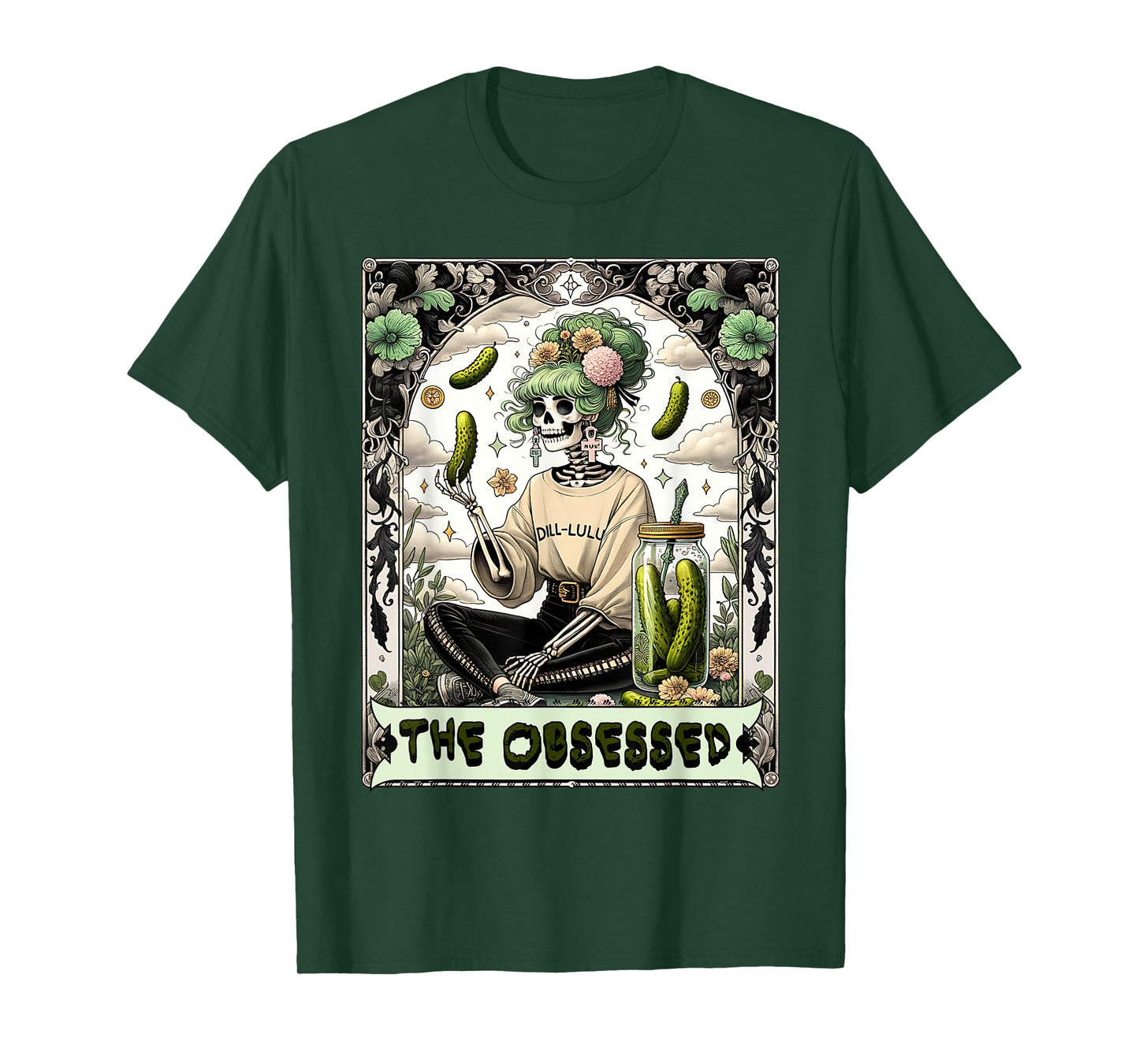 Funny Tarot Card Pickle Lover gift for women T-Shirt